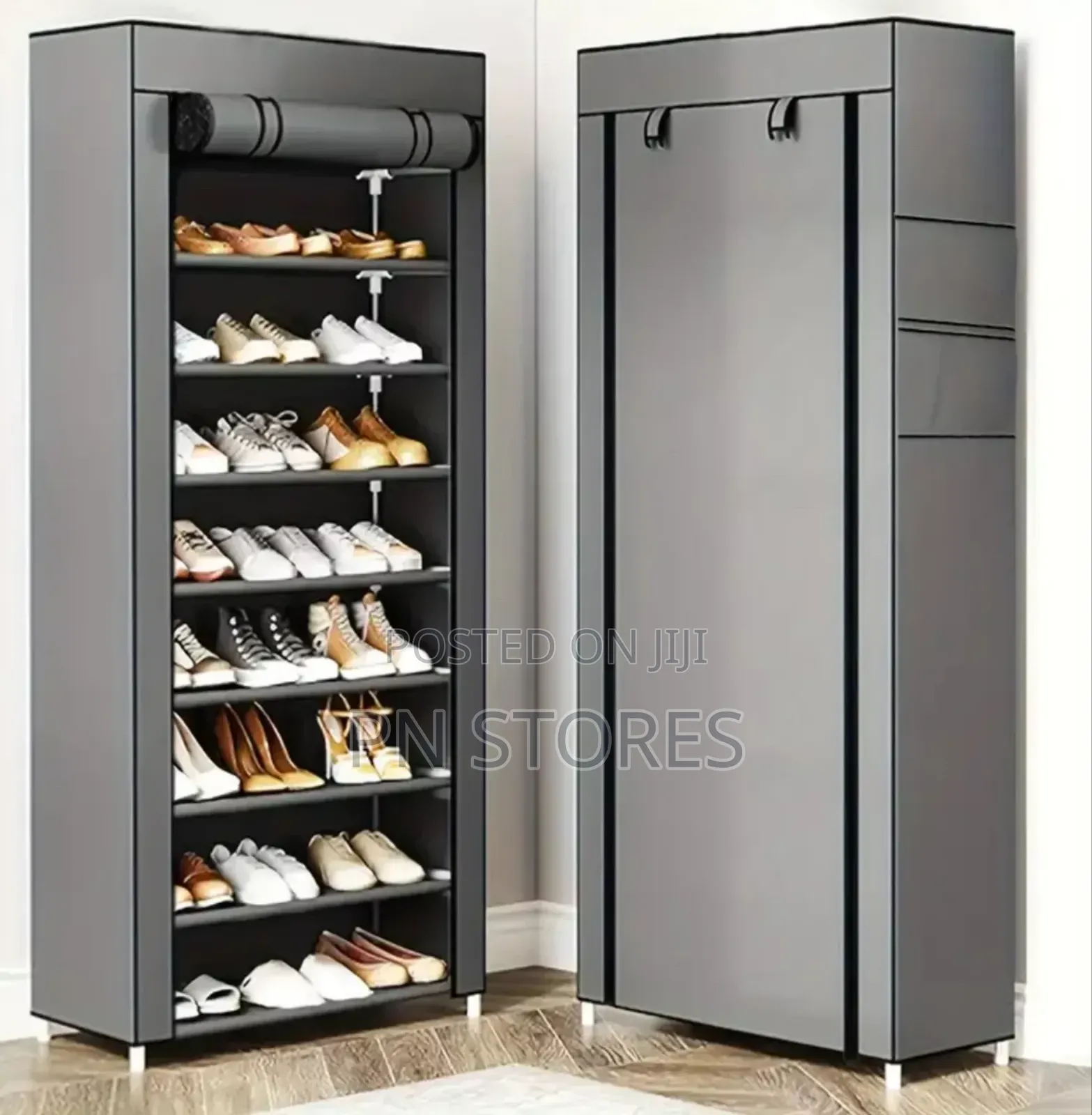 10 Layers Shoe Rack With Cover