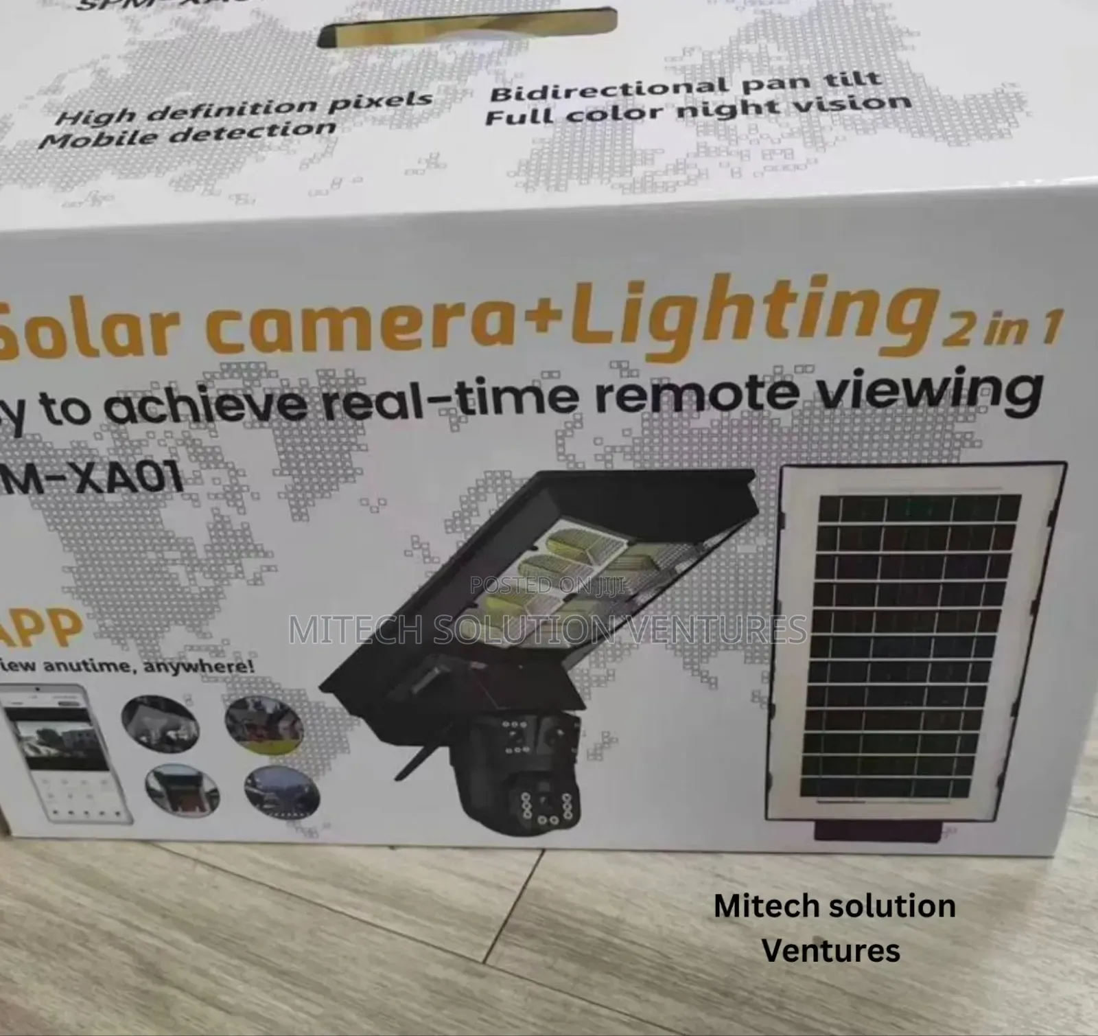 Solar Street Light 8mp V380pro Ai PTZ Dual Lens Camera
