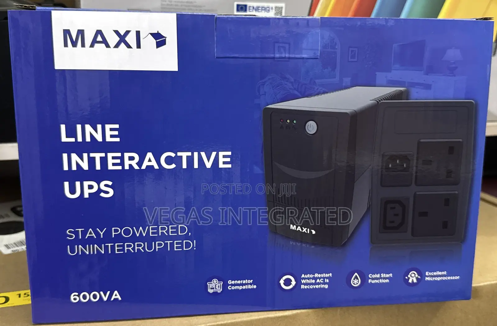 Maxi Ups 600va Led For Home And Offices
