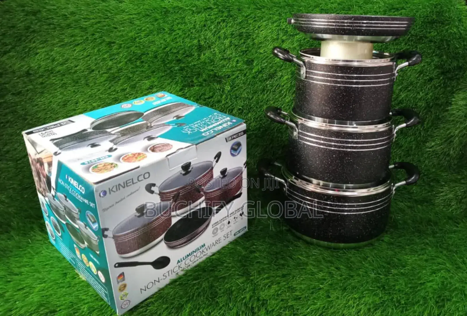 Kinelco Nonstick Pot Set and Fry Pan