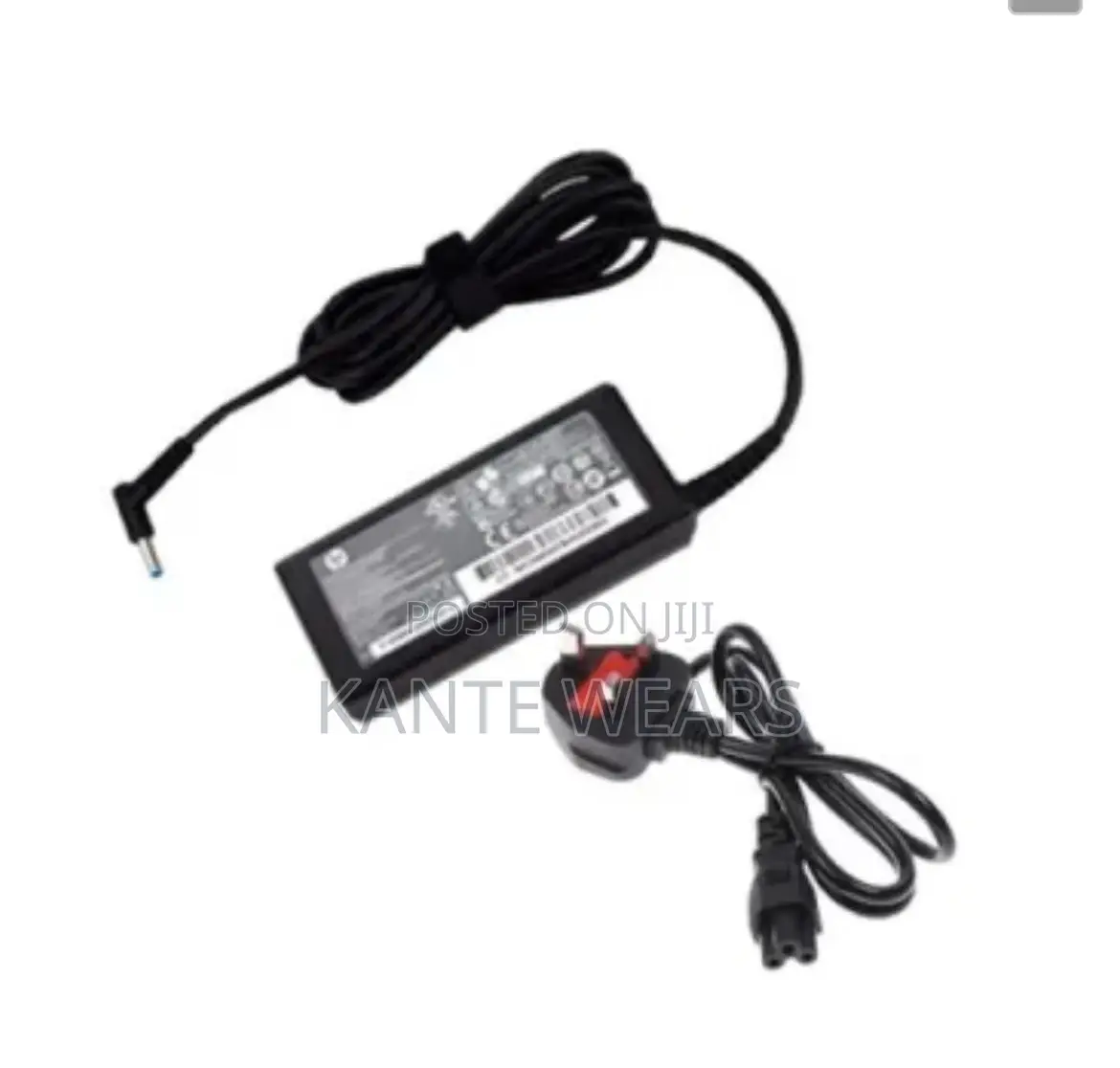 Hp Laptop Charger - Blue Mouth + Power Cord