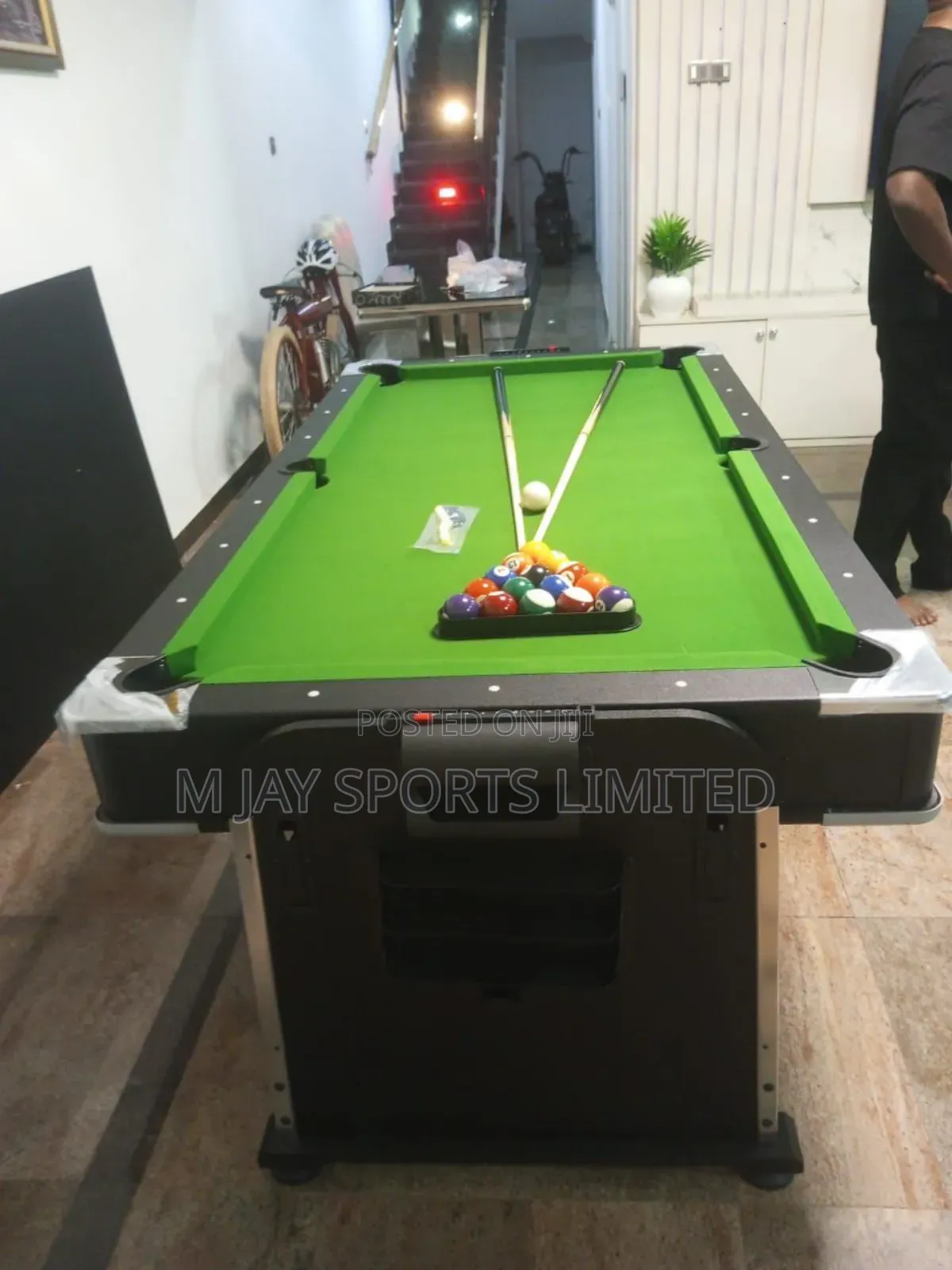 4in1 7ft Snooker Board, Table Tennis, Air Hockey and Dining
