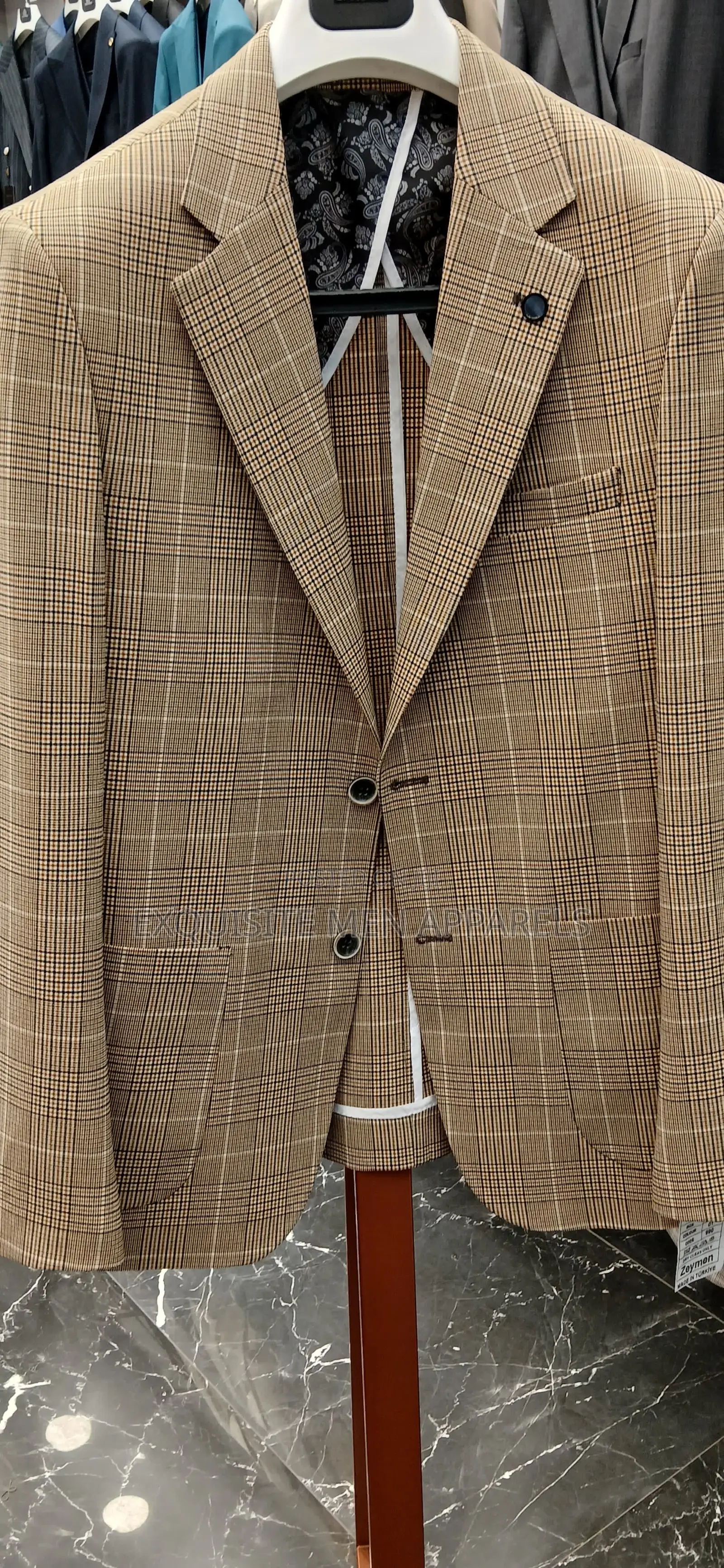 Turkish Slim Fit Corporate Men’S Blazer Jacket