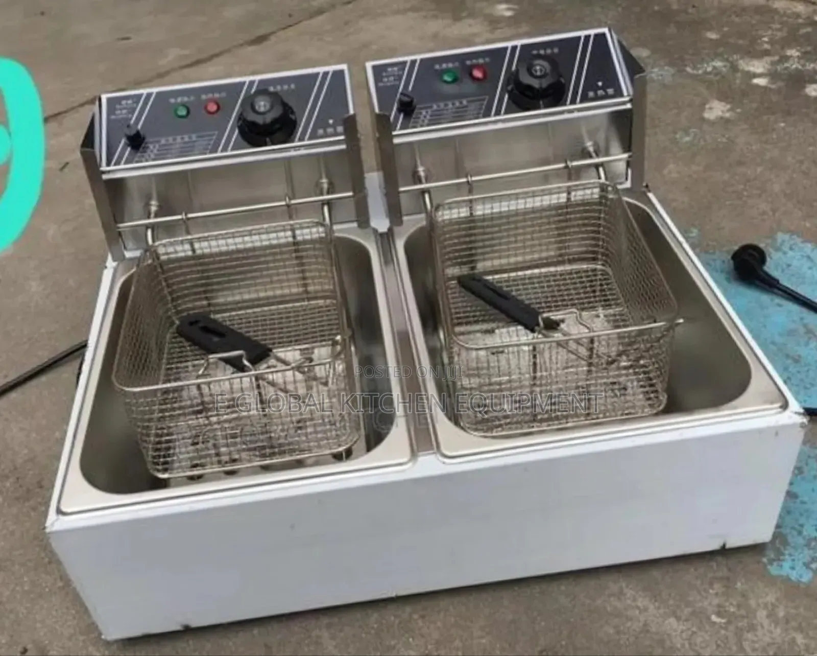 Electric Fryer 2tanks And 2baskets