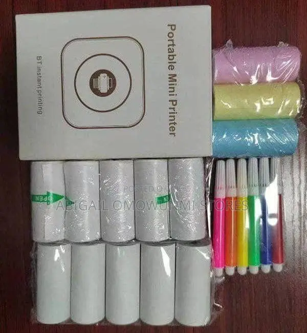 Mini Printer With Accessories