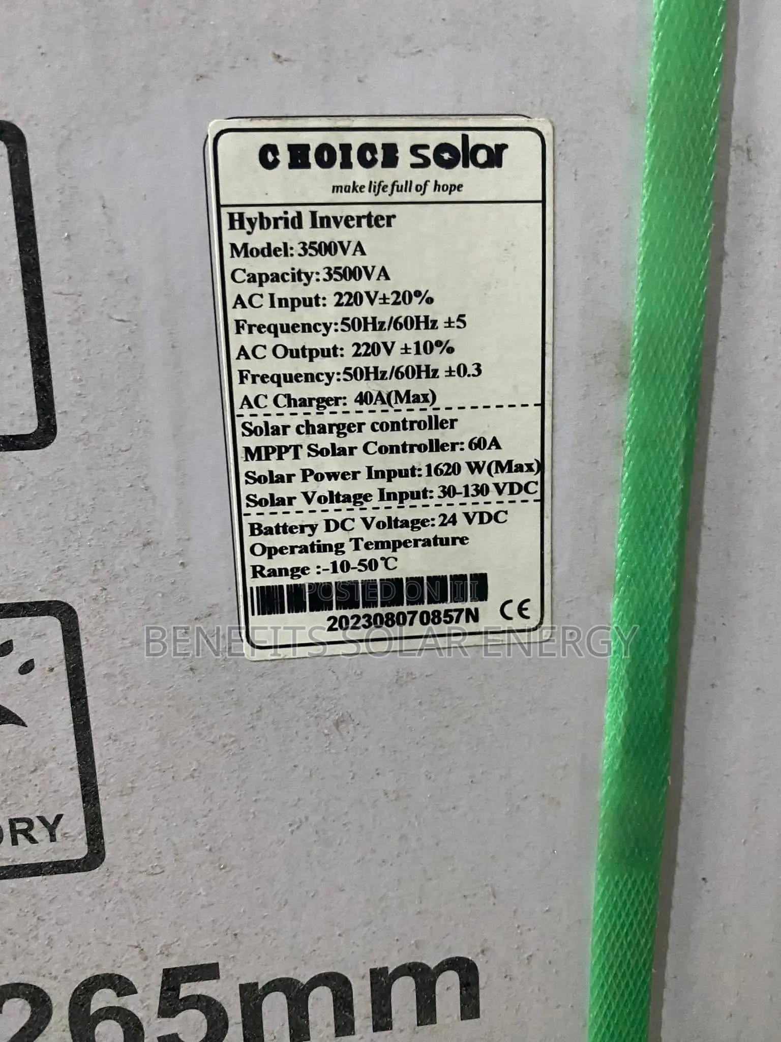 3.5kva 24v Choice Hybrid Inverter