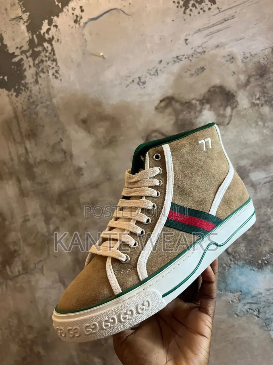Gucci Tennis Hightop Sneakers