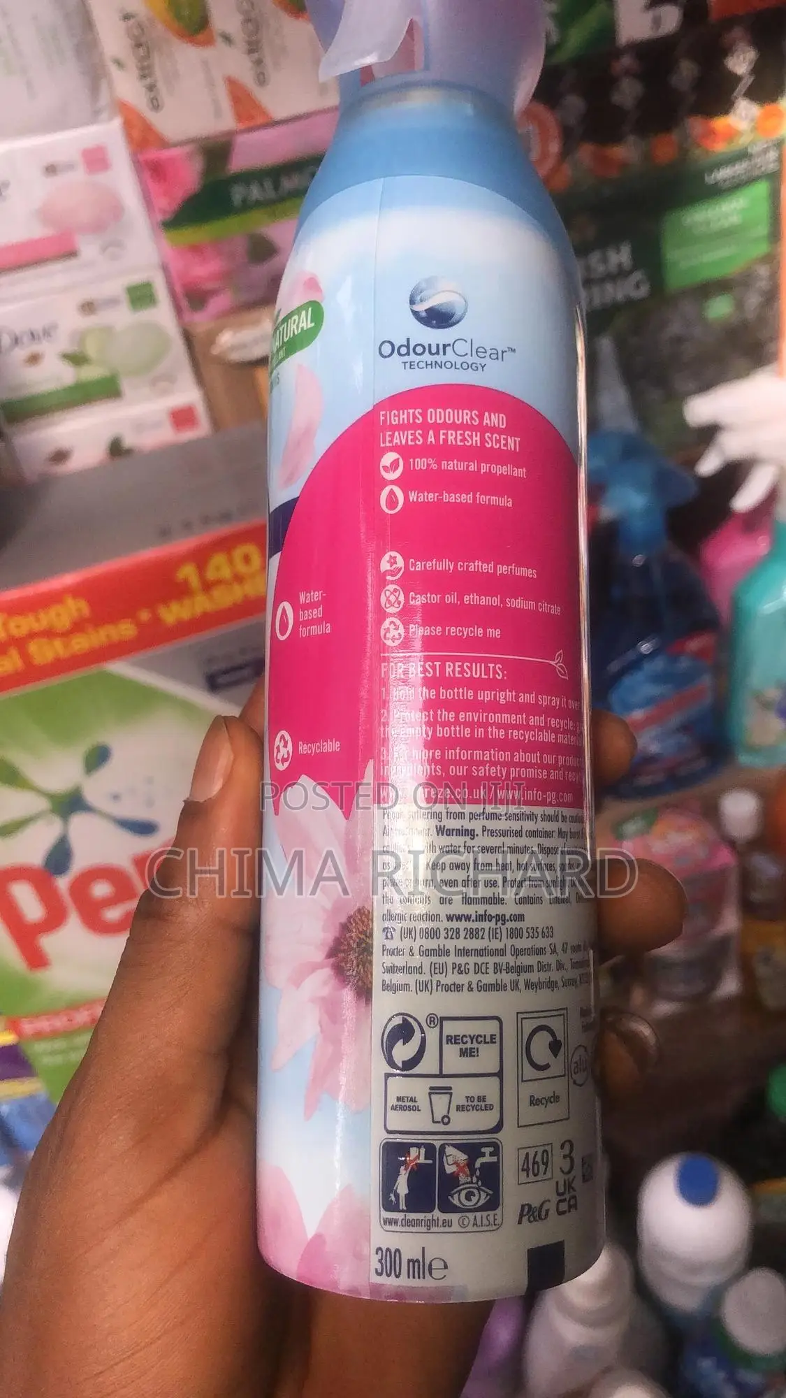 Febreeze Spray Airfreshner