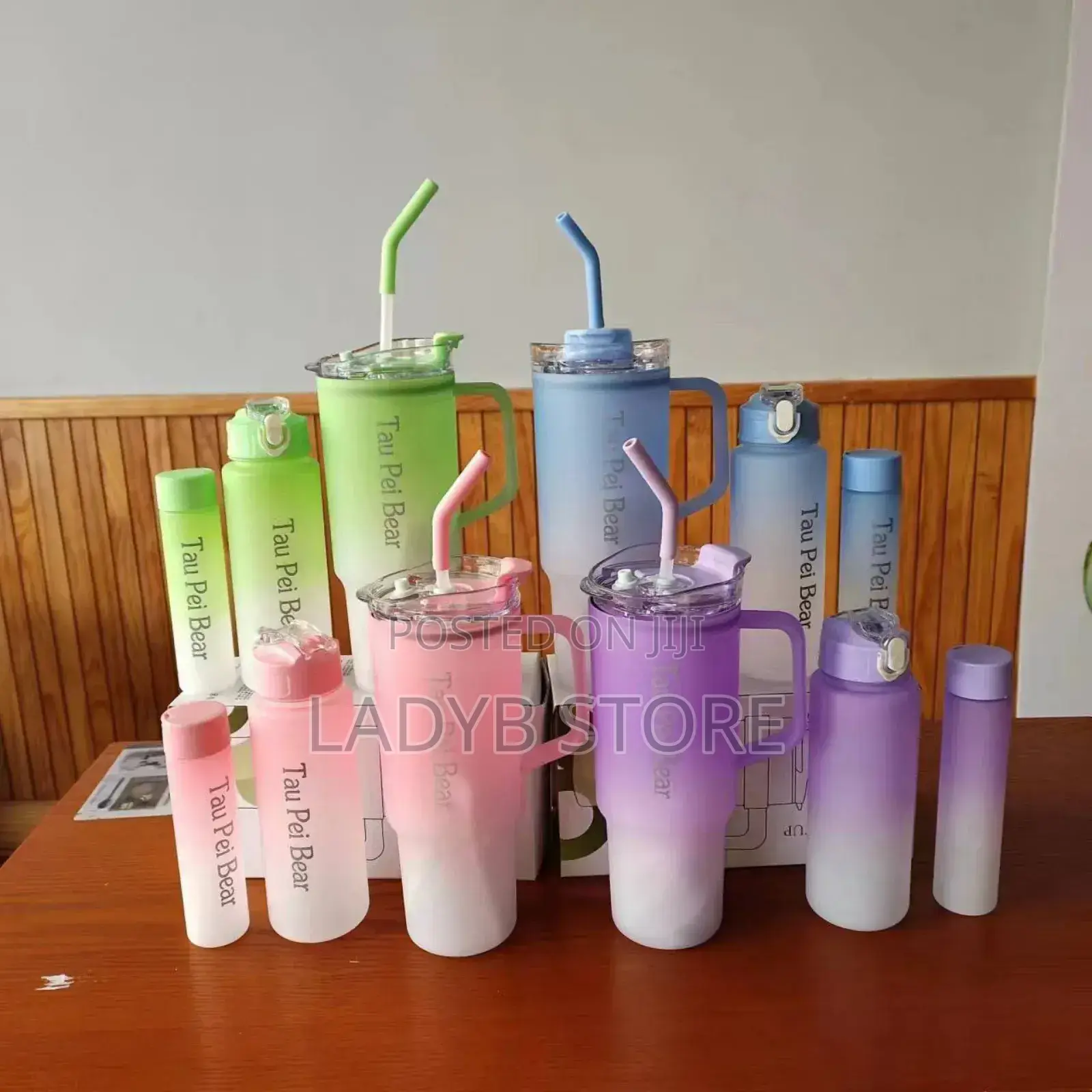 3in1 Water Bottle With Straw
