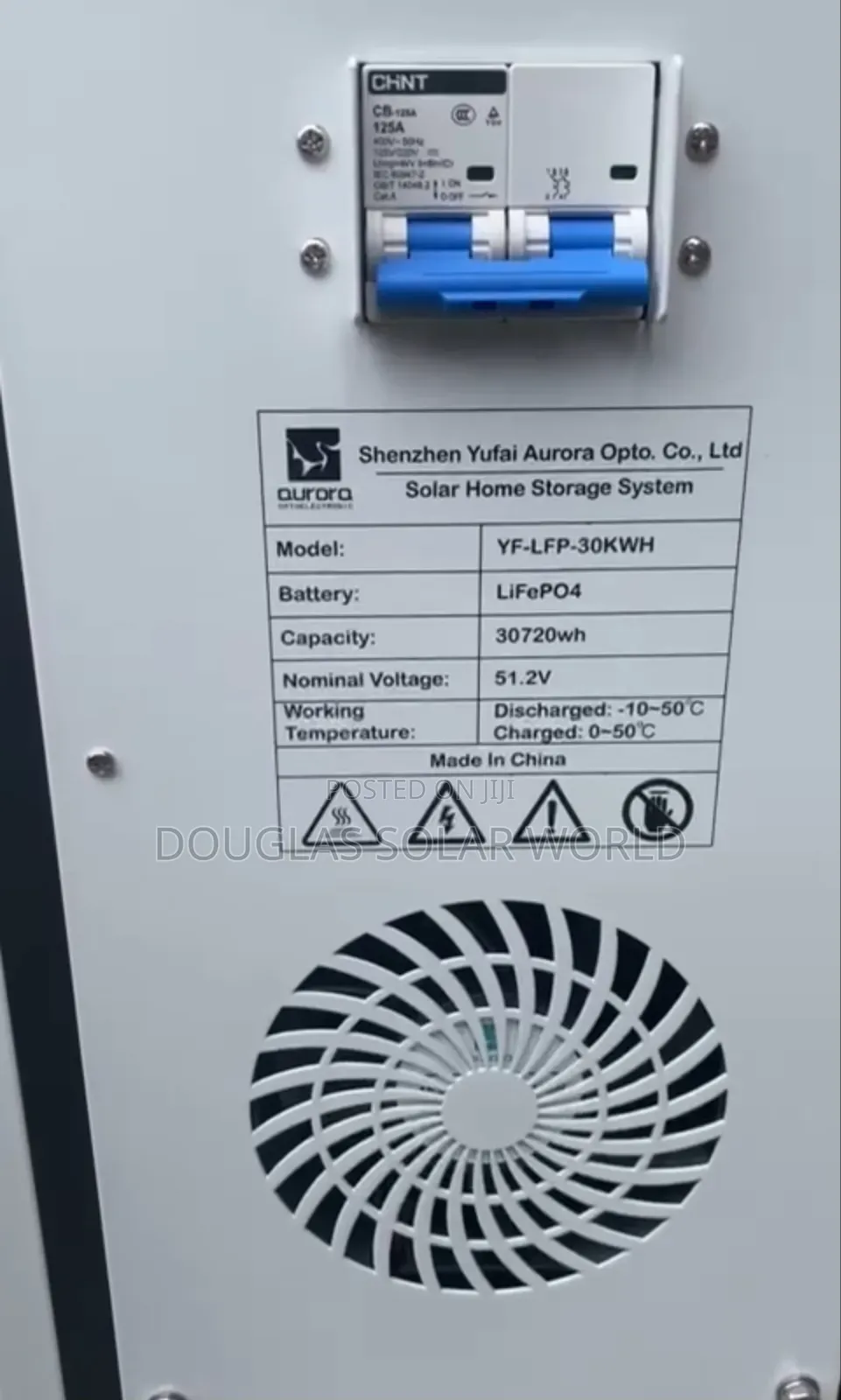 30kwh Aurora Lithium Battery