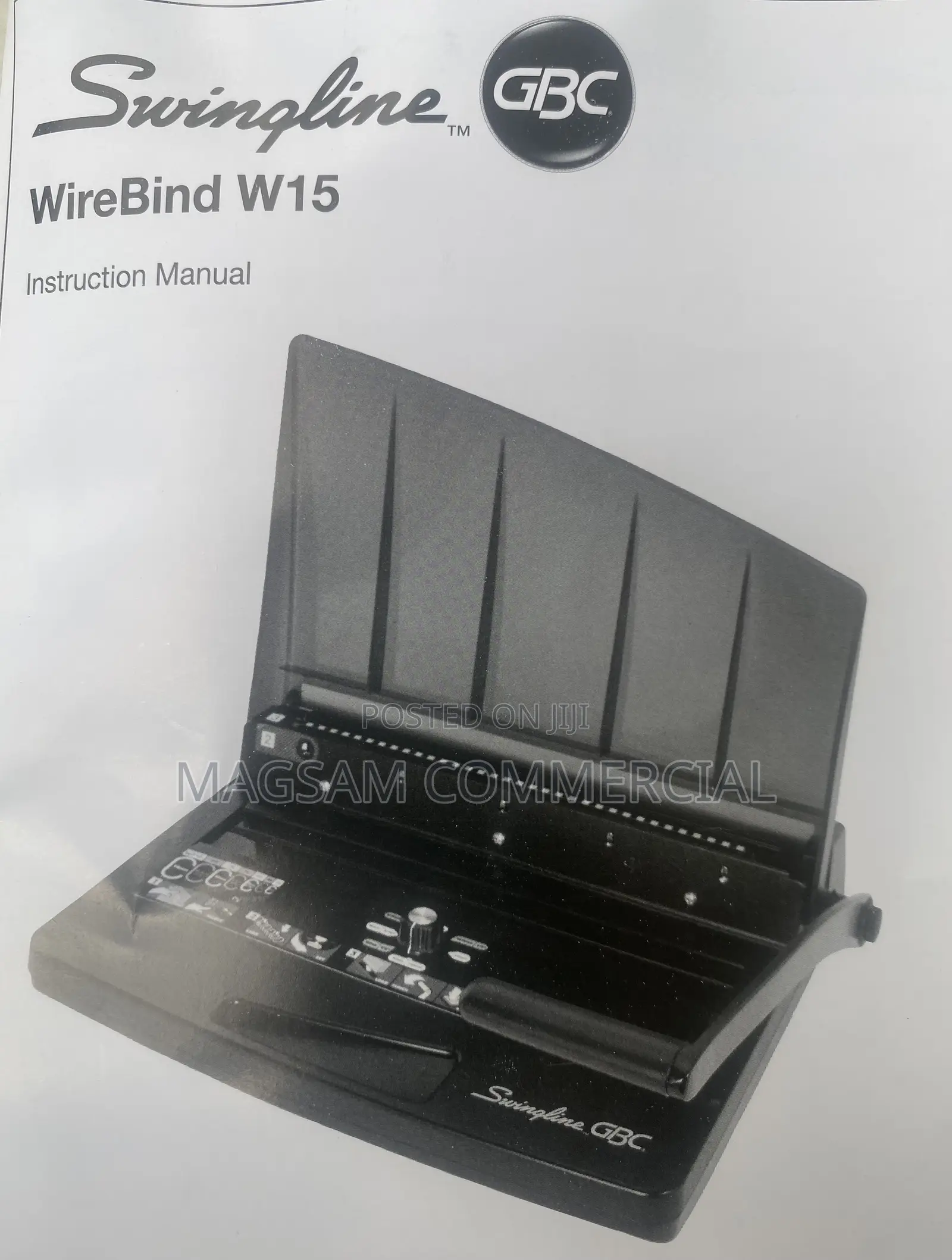 W15 Wirebind Binding Machine With Carrying Handle
