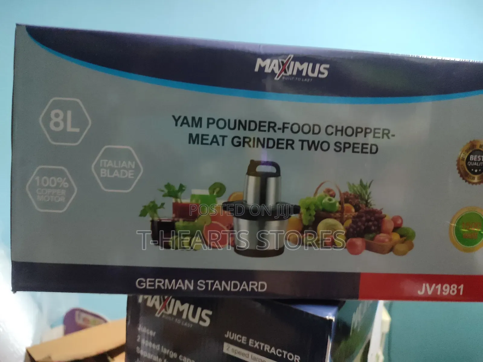 8l Maximus Yam Pounder -Food Chopper- Meat Grinder