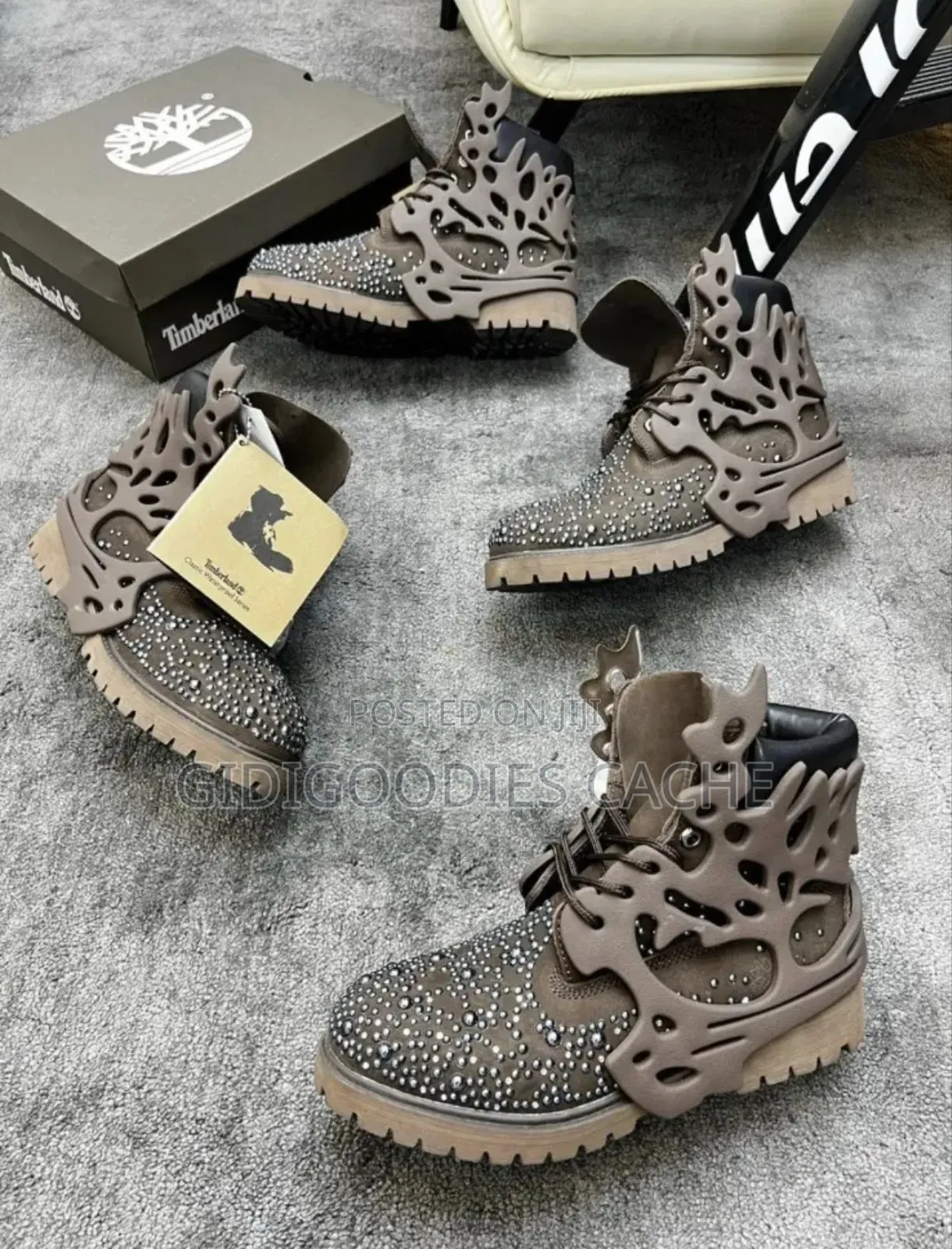 Custom Timberland Pearl Boots