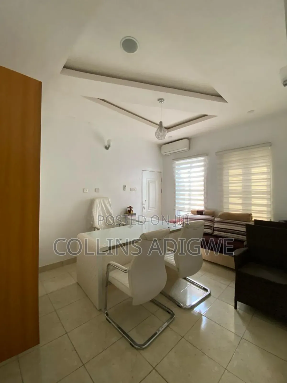 Furnished 4bdrm Duplex in Oral Estate Chevron for rent