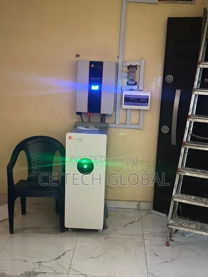 7.5kva Inverter With 15kwh Lipo4 Battery and 12*550w