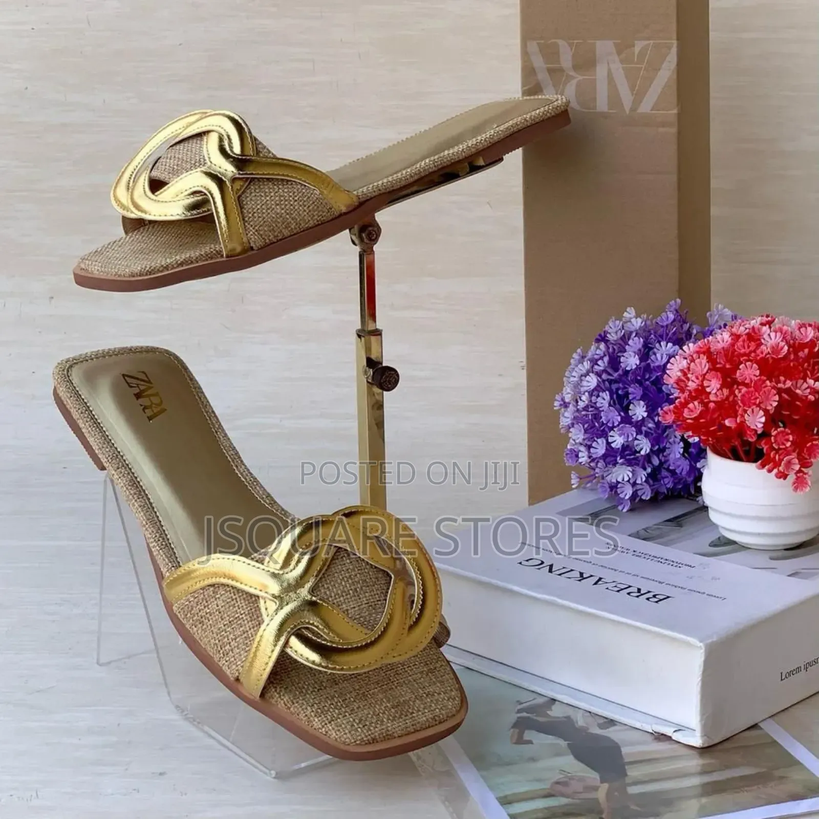 Zara Ladies Flat Slippers