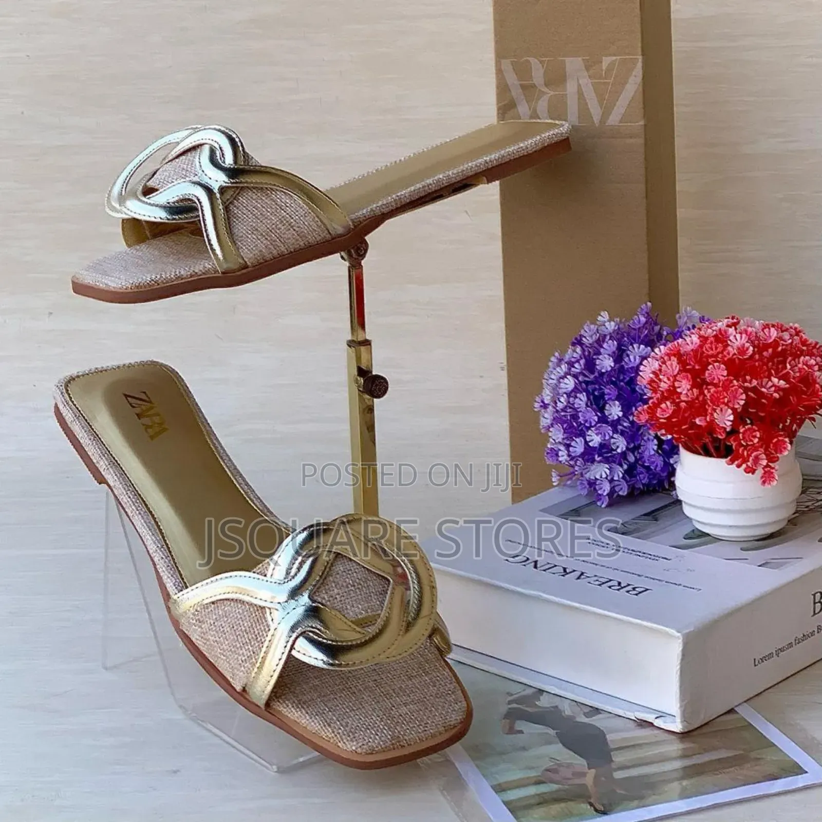 Zara Ladies Flat Slippers