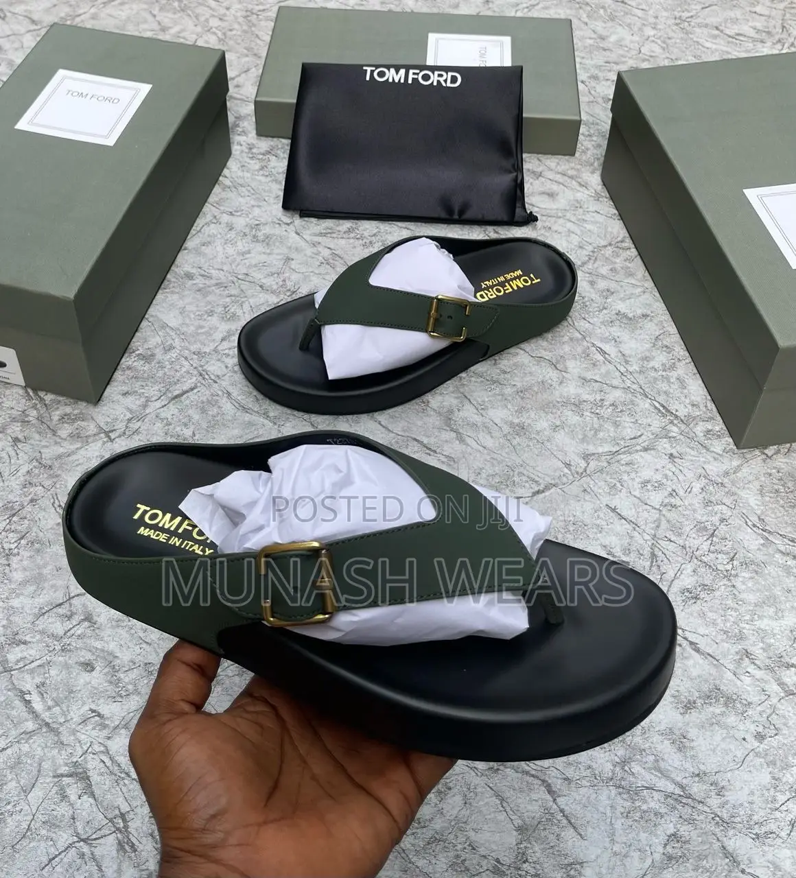 Tomford Leather Slipers, Nationwide Delivery