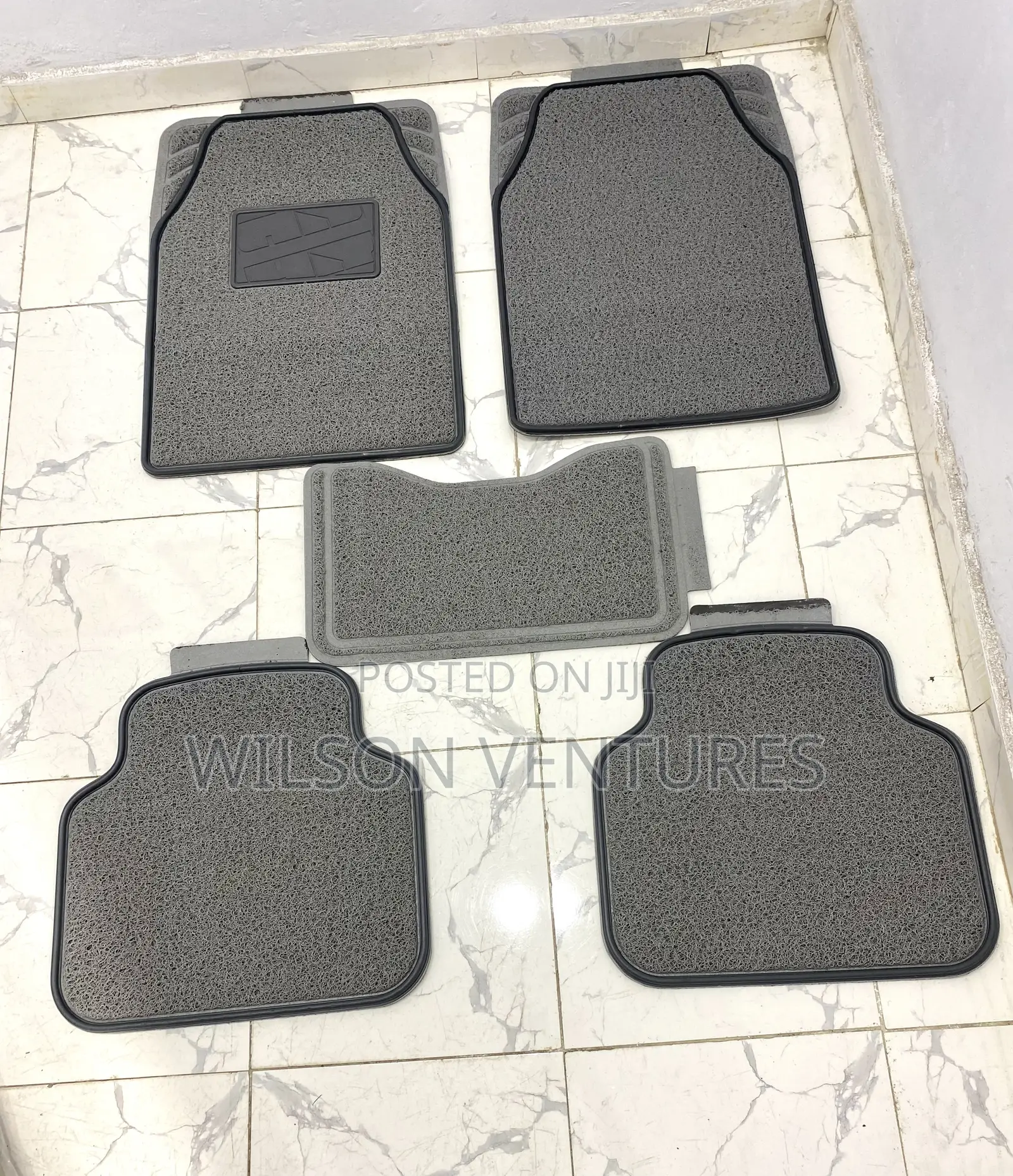 Gray Color Rug Foot Mat Universal Fit