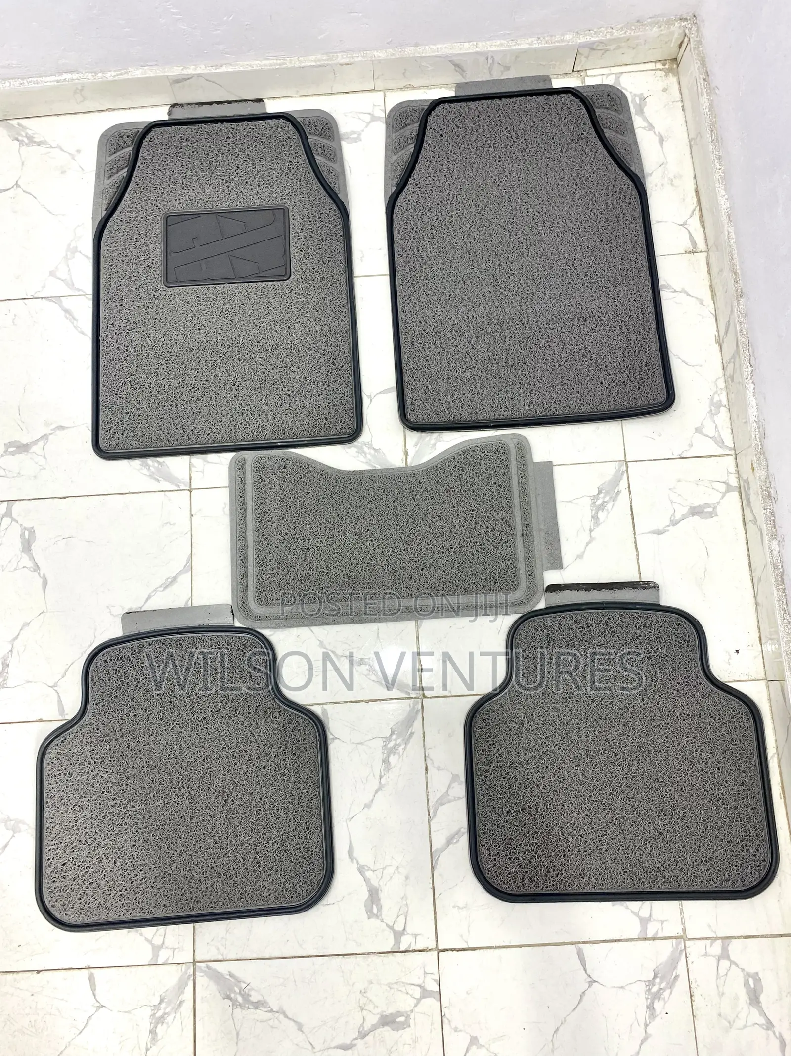 Gray Color Rug Foot Mat Universal Fit