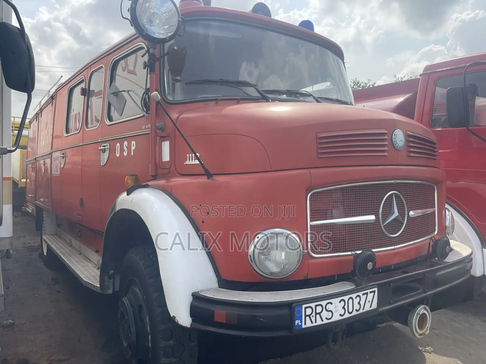 Foreign Used Fire Fighting Water Truck