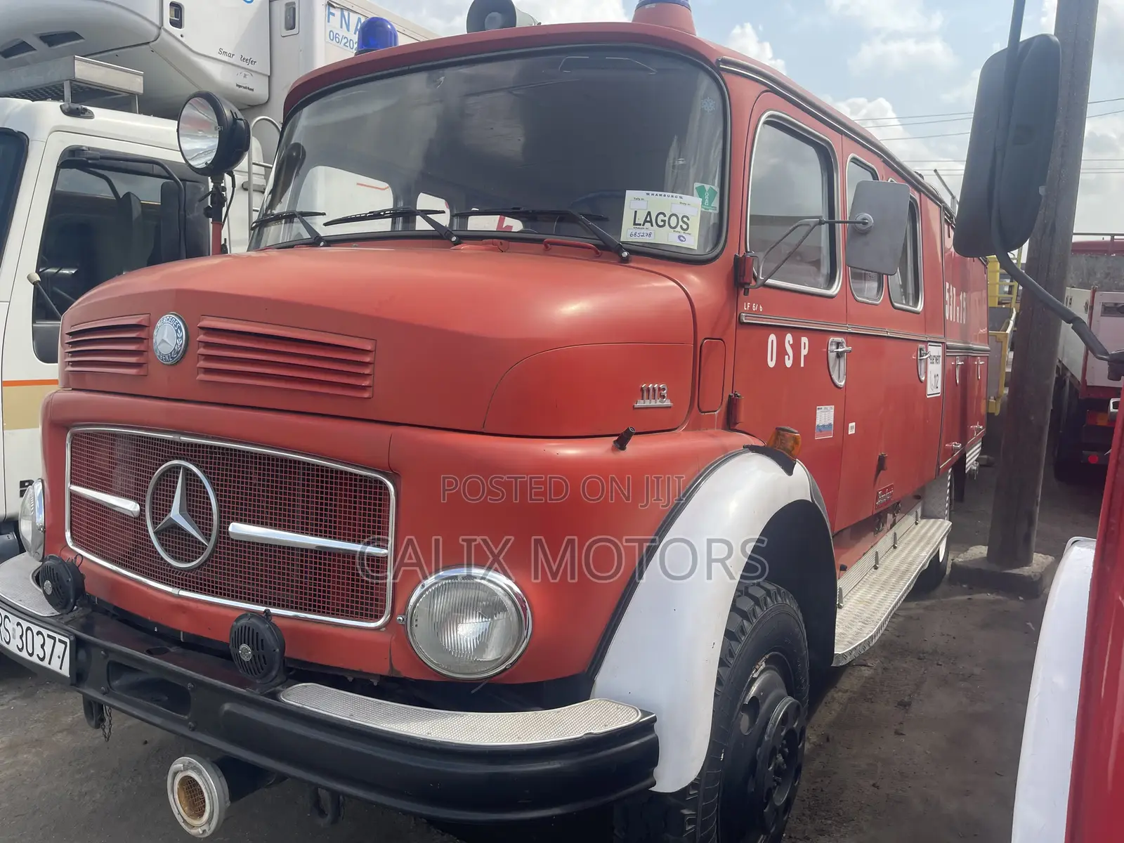 Foreign Used Fire Fighting Water Truck