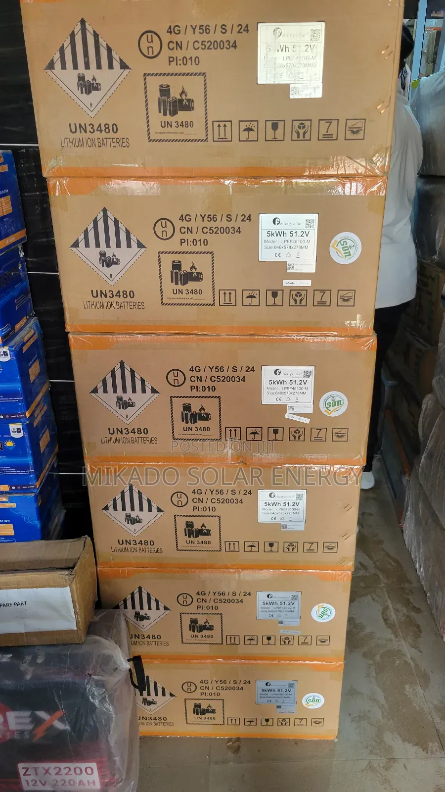 5kwh 24v Felicity Lithium Iron Phosphate Battery
