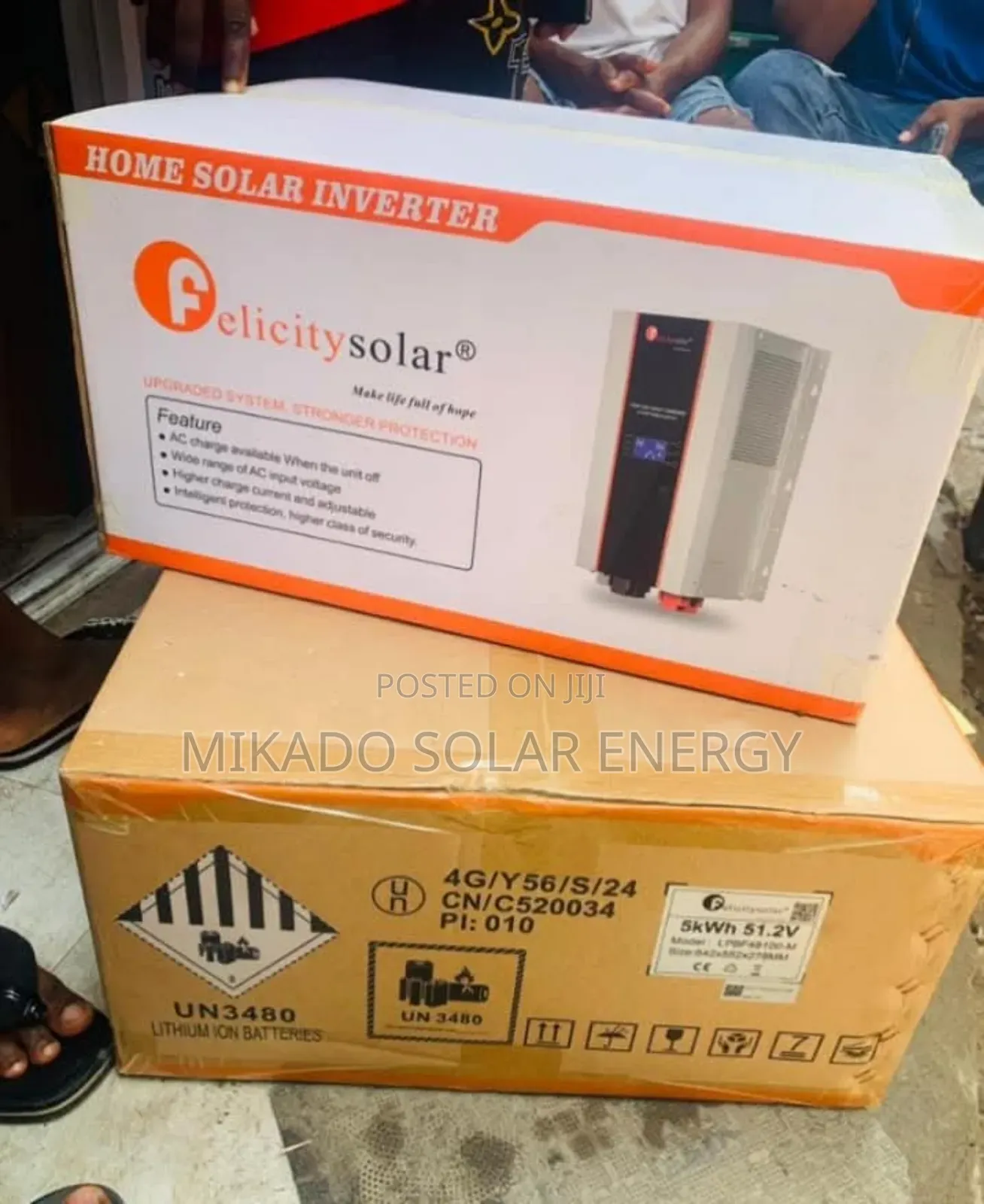5kwh 24v Felicity Lithium Iron Phosphate Battery