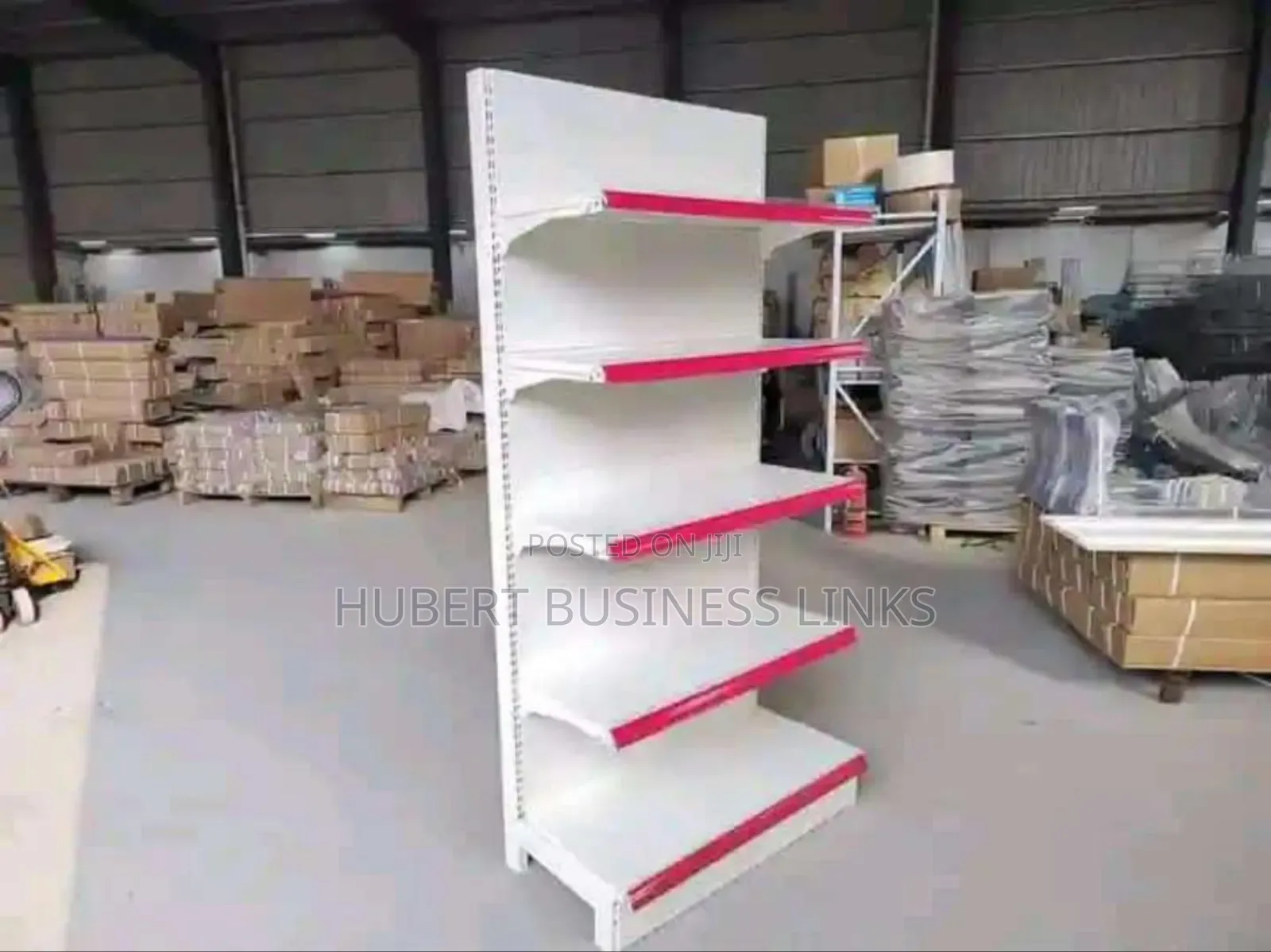 Single Sided Supermarket Shelves