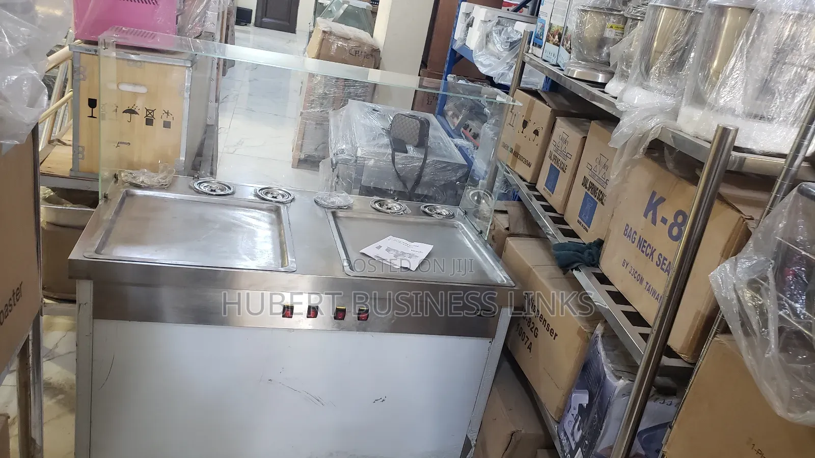 Industrial Ice Cream Fryer Double