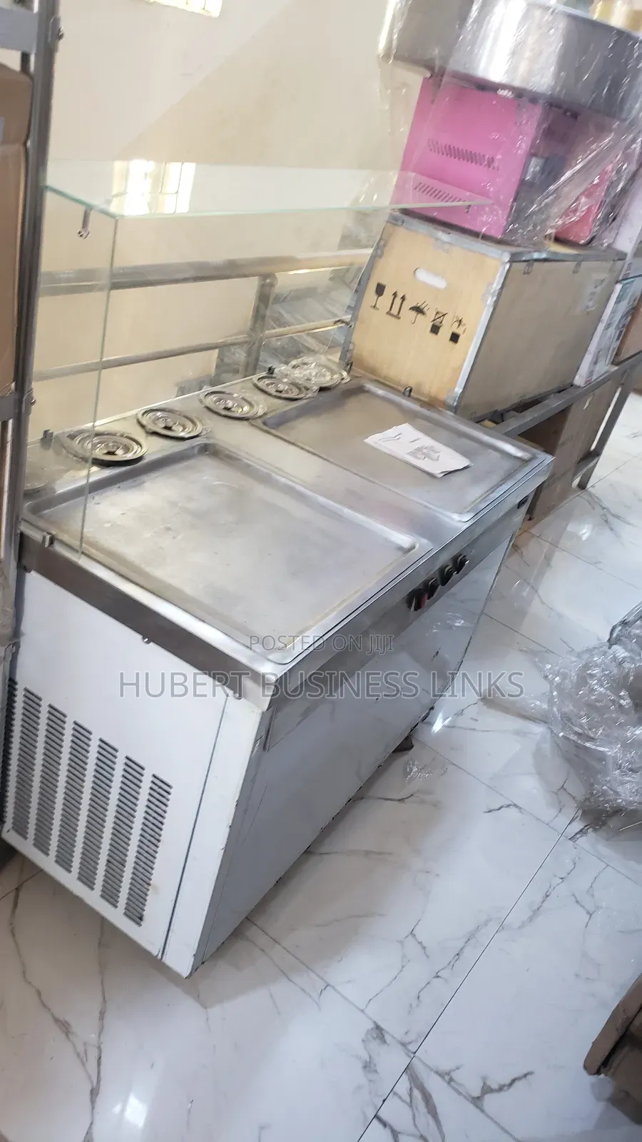Industrial Ice Cream Fryer Double