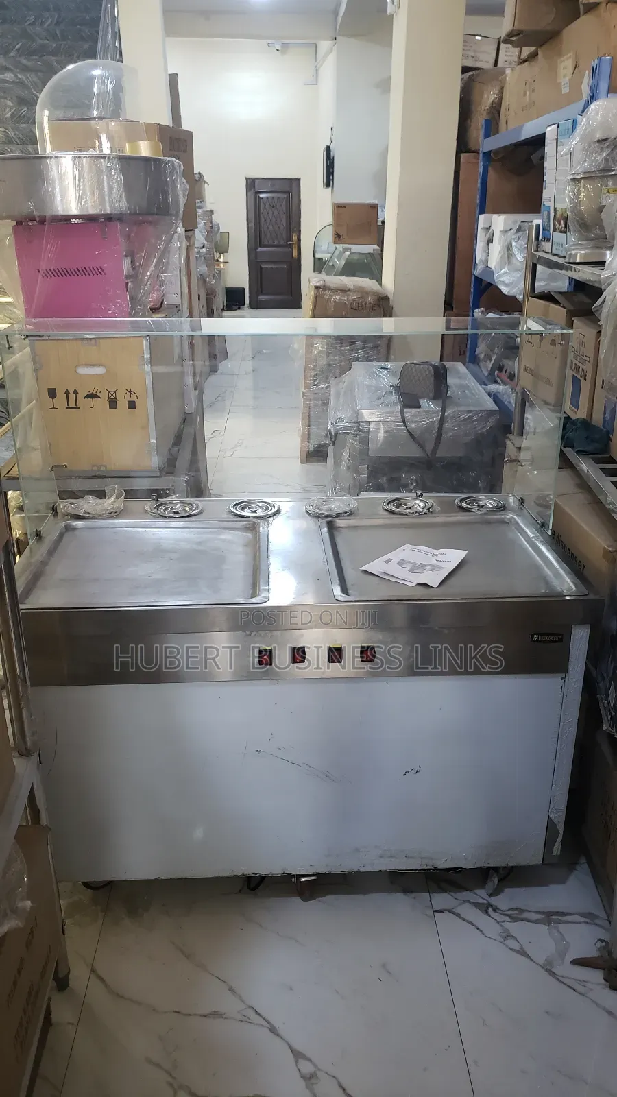 Industrial Ice Cream Fryer Double