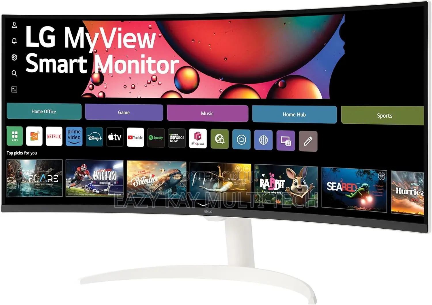 Lg 34-inch Ultrawide Curved Smart Monitor