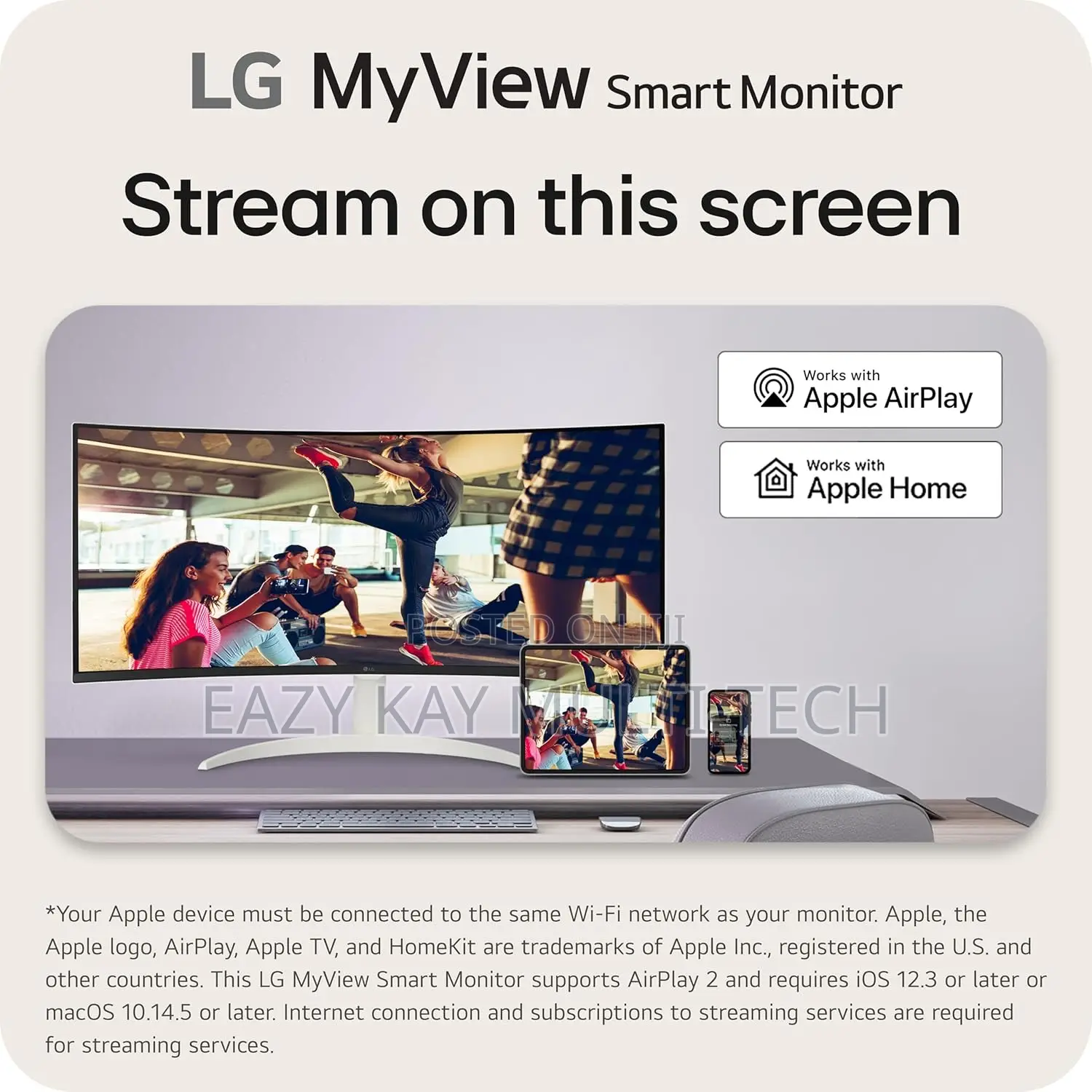 Lg 34-inch Ultrawide Curved Smart Monitor