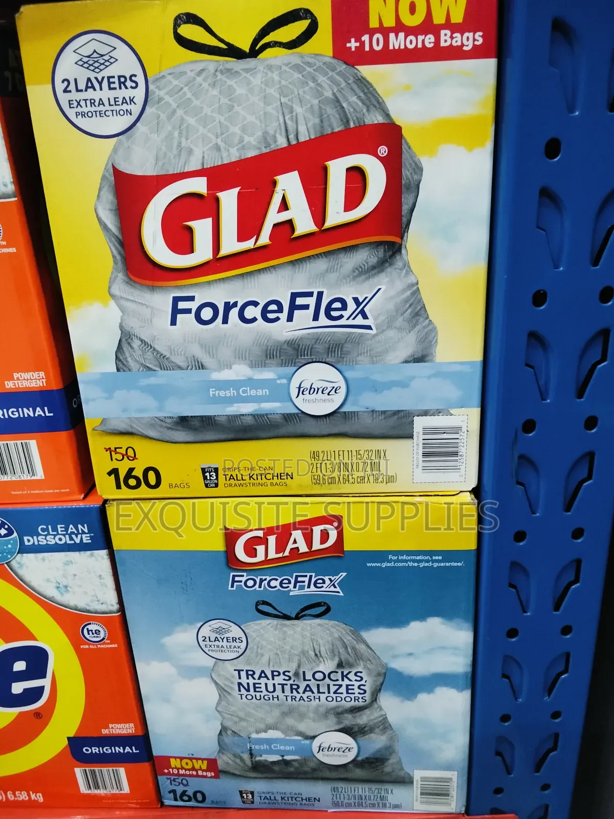 Glad Force Aflex 160 Counts