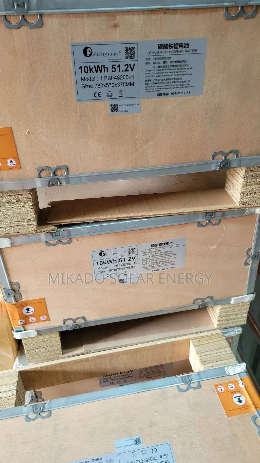 10kwh 51.2v Felicity Lithium Iron Battery at Affordable Rate