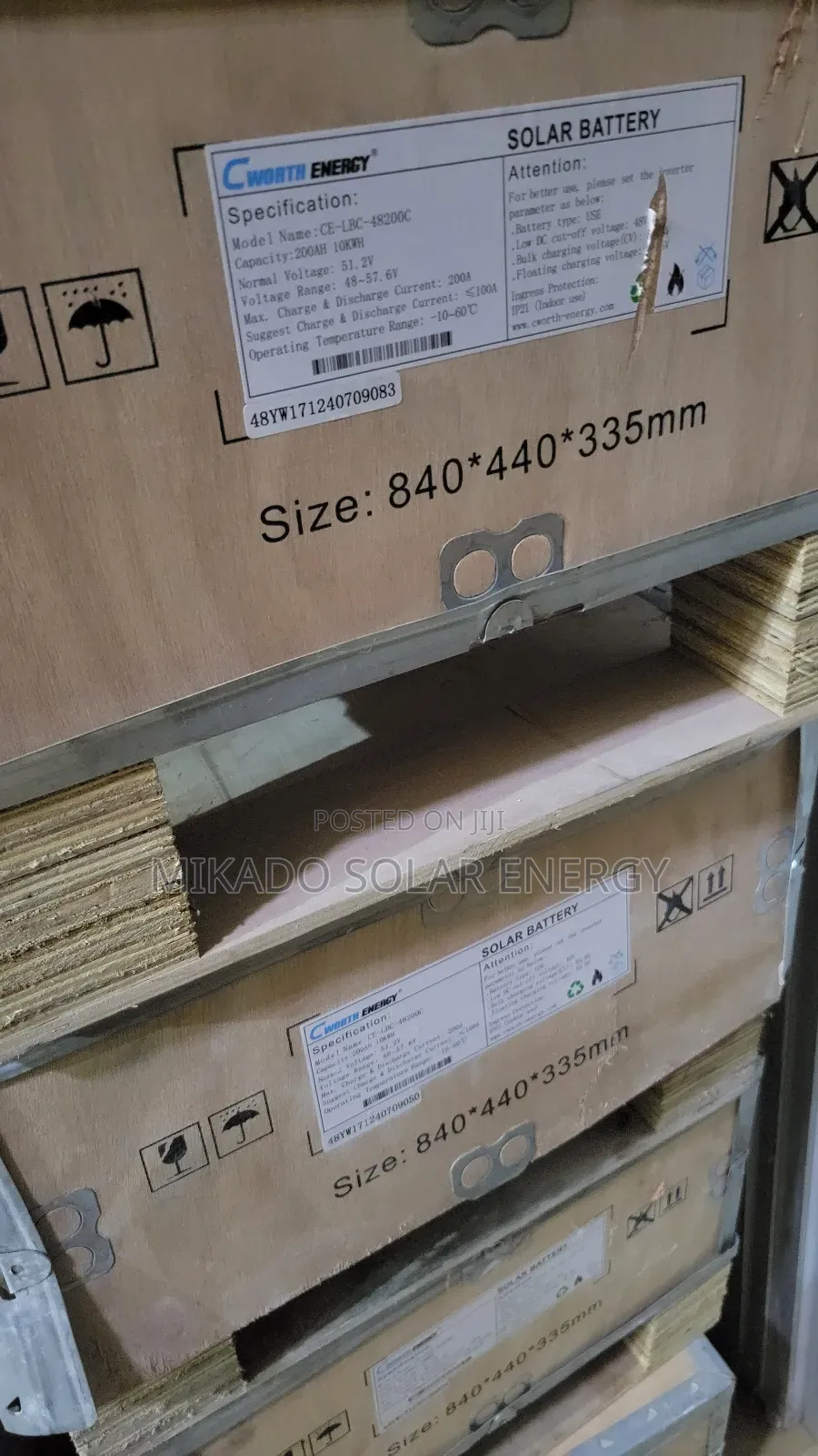 10kwh Cworth Lithium-Ion Battery Much Available