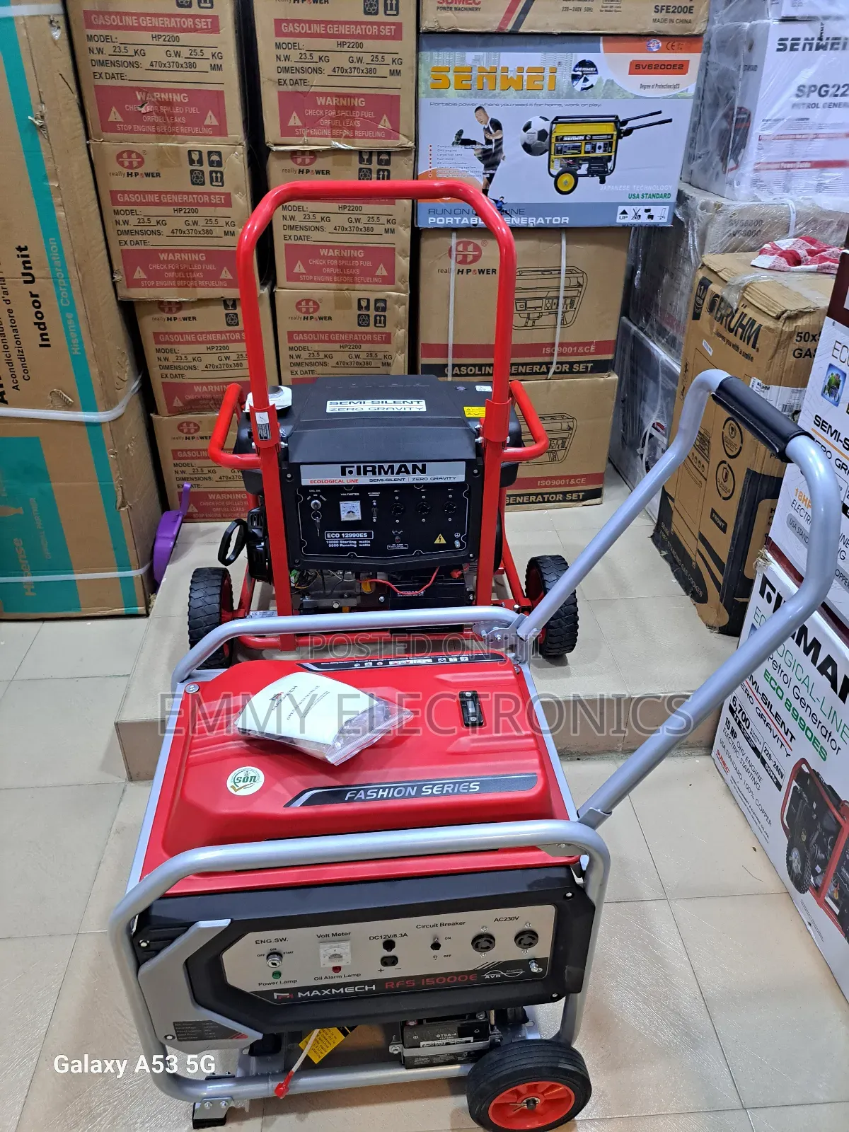 《》Firman and Maxmech Petrol Generator 10kva 100% Copper Coil