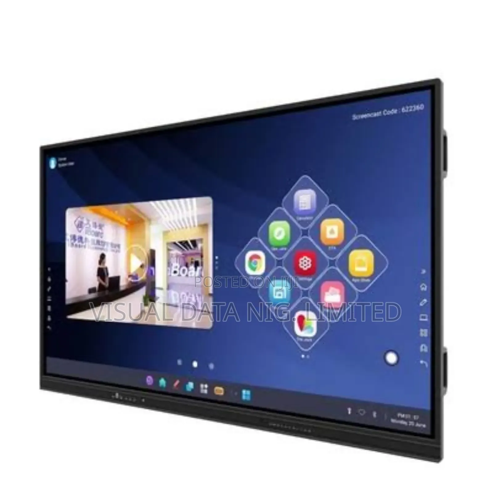 Elon Display 110inches Flat Panel Smart Board Video