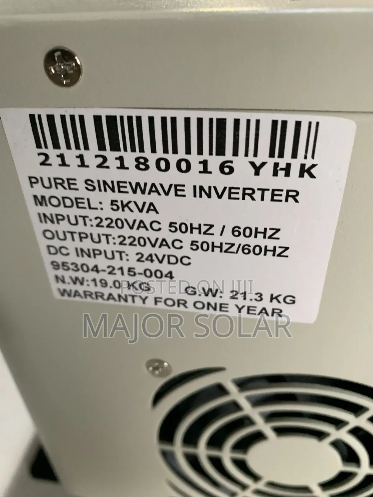 5kva 24v Yohako Inverter