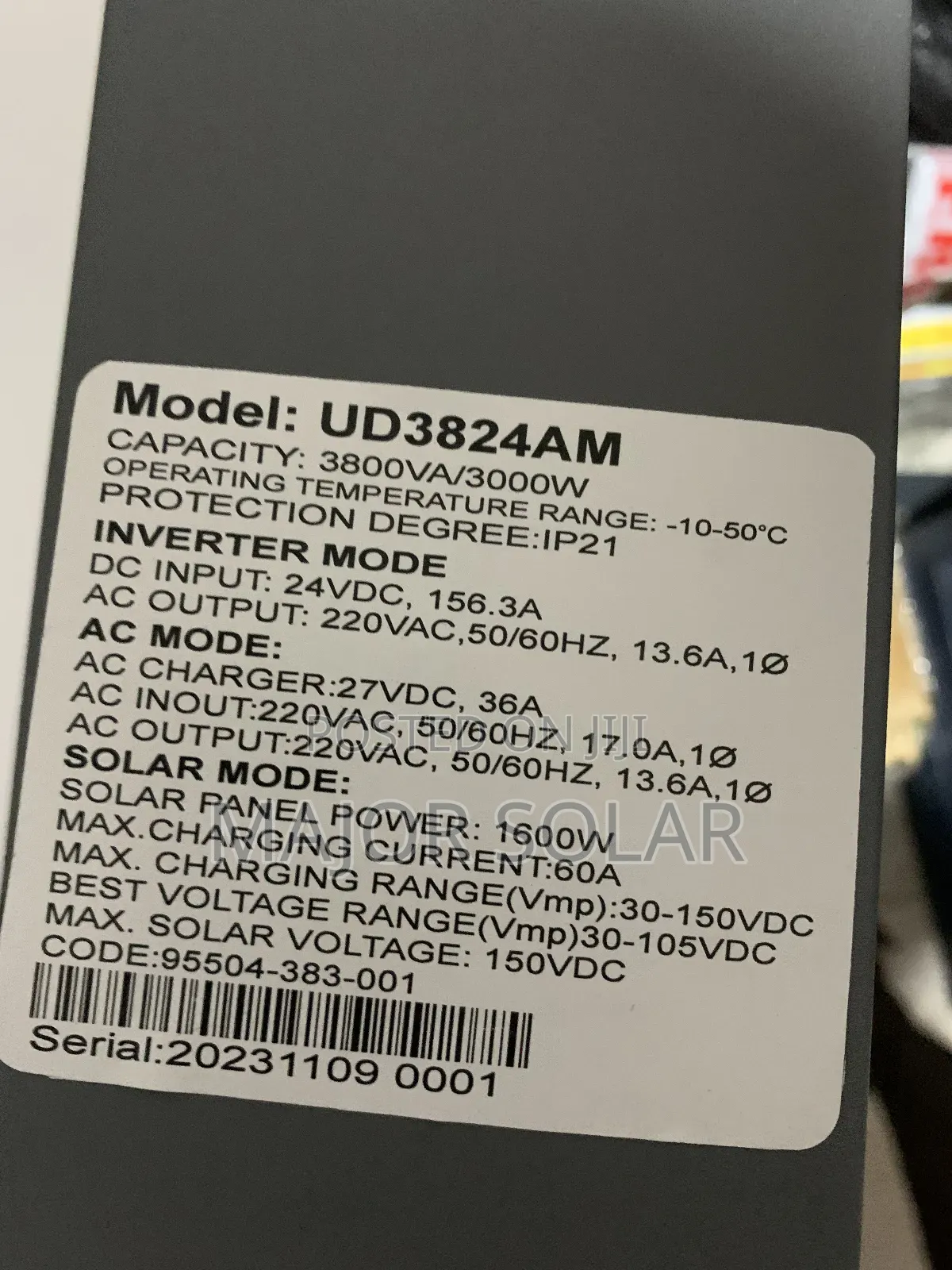 And 1 3.5kva 24v Hybrid Inverter