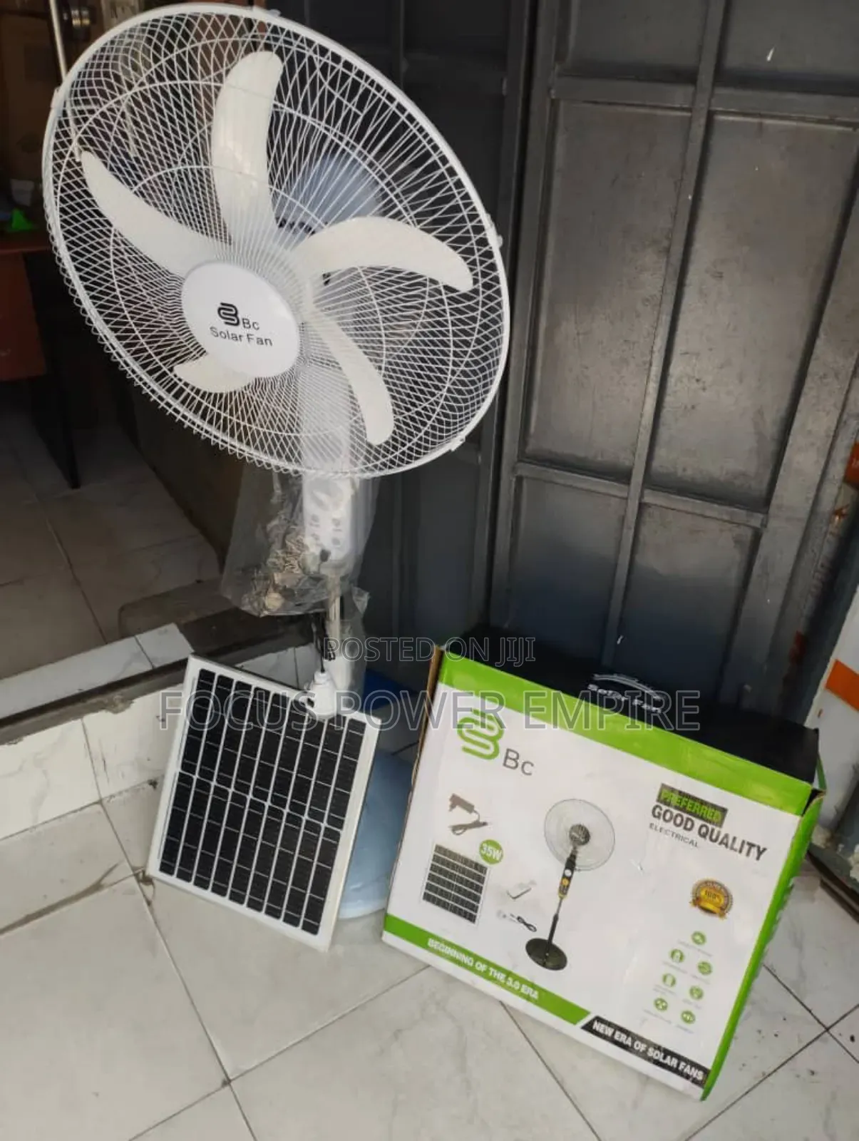 Original Bc Solar Fan 18 Inches Can With Mosquito Repellent
