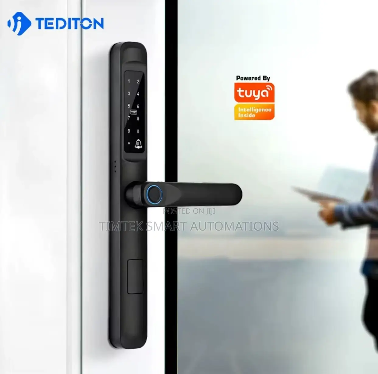 Fingerprint Aluminum Steel Door Lock