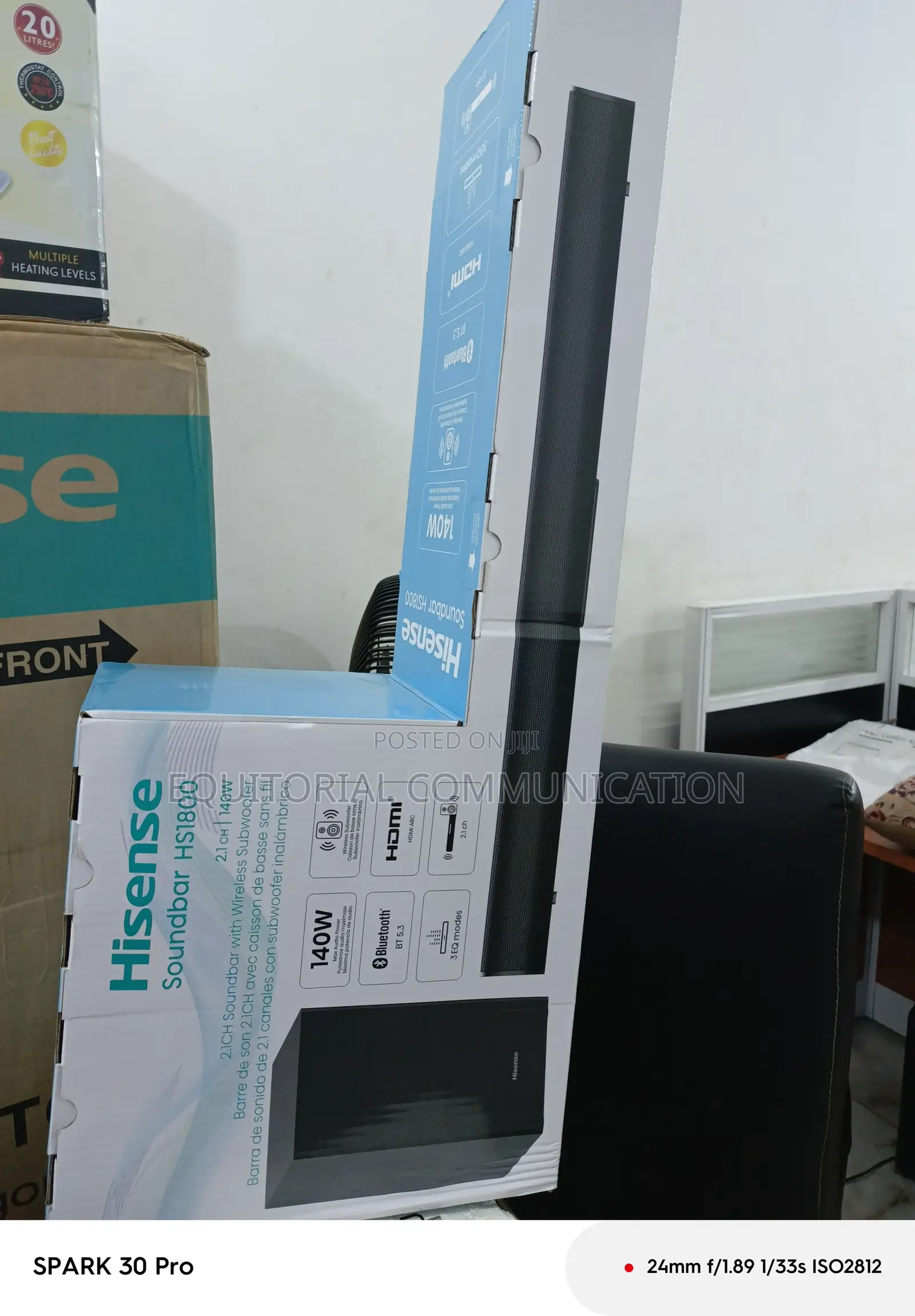 Hisense 2.1ch| Cinematic Hs-1800 Sound System