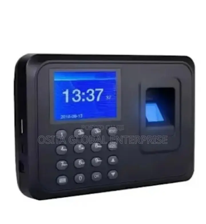 Biometric Time Attendance Fingerprint Machine Inbuilt Batery