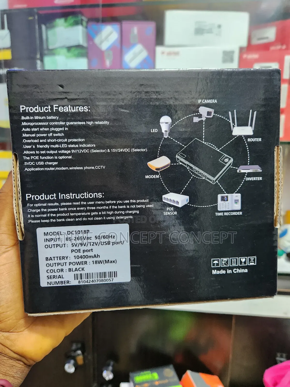 Portable Power Bank for Router