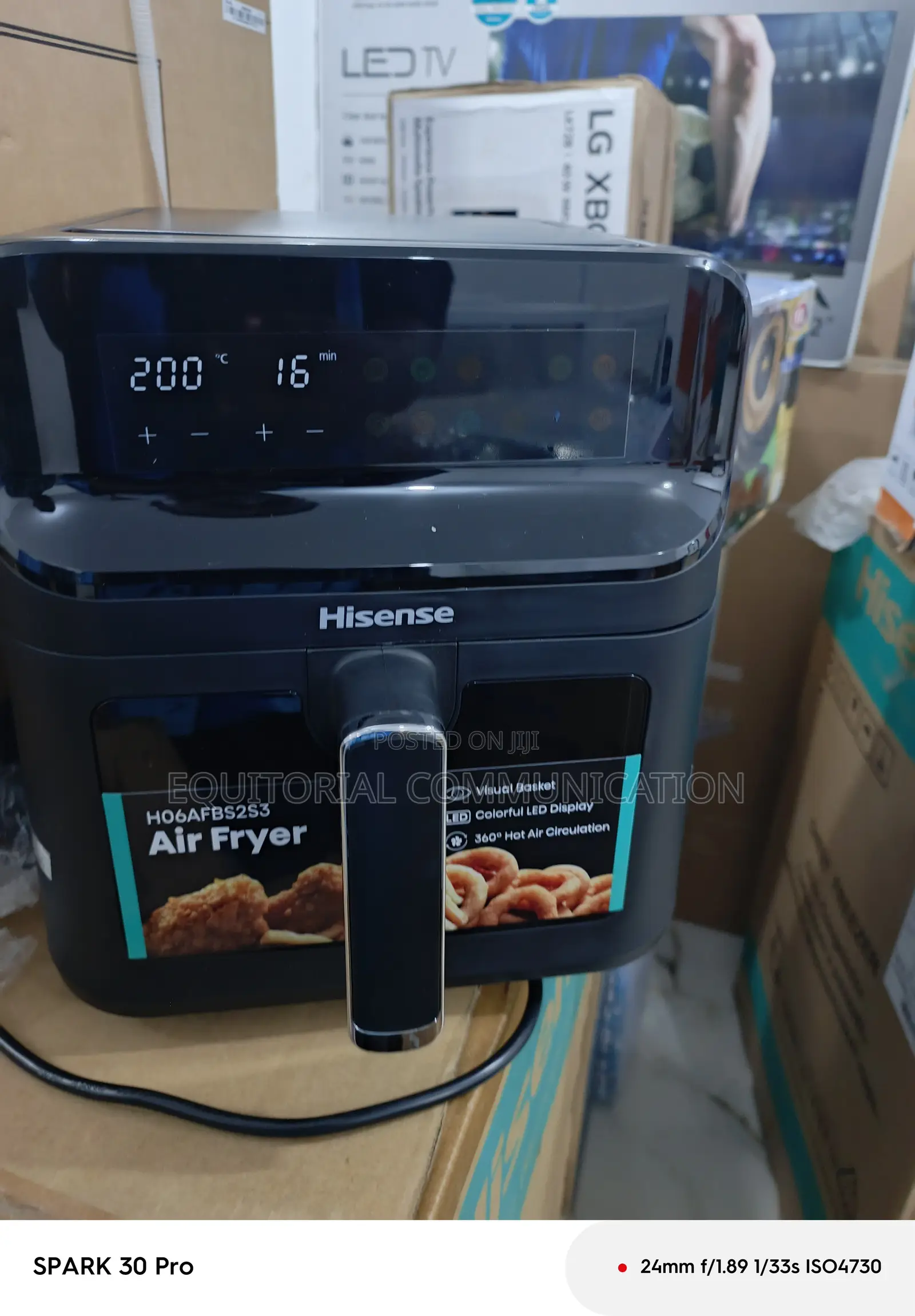 Hisense 6.7l Advanced Air Fryer H06afbs2s3