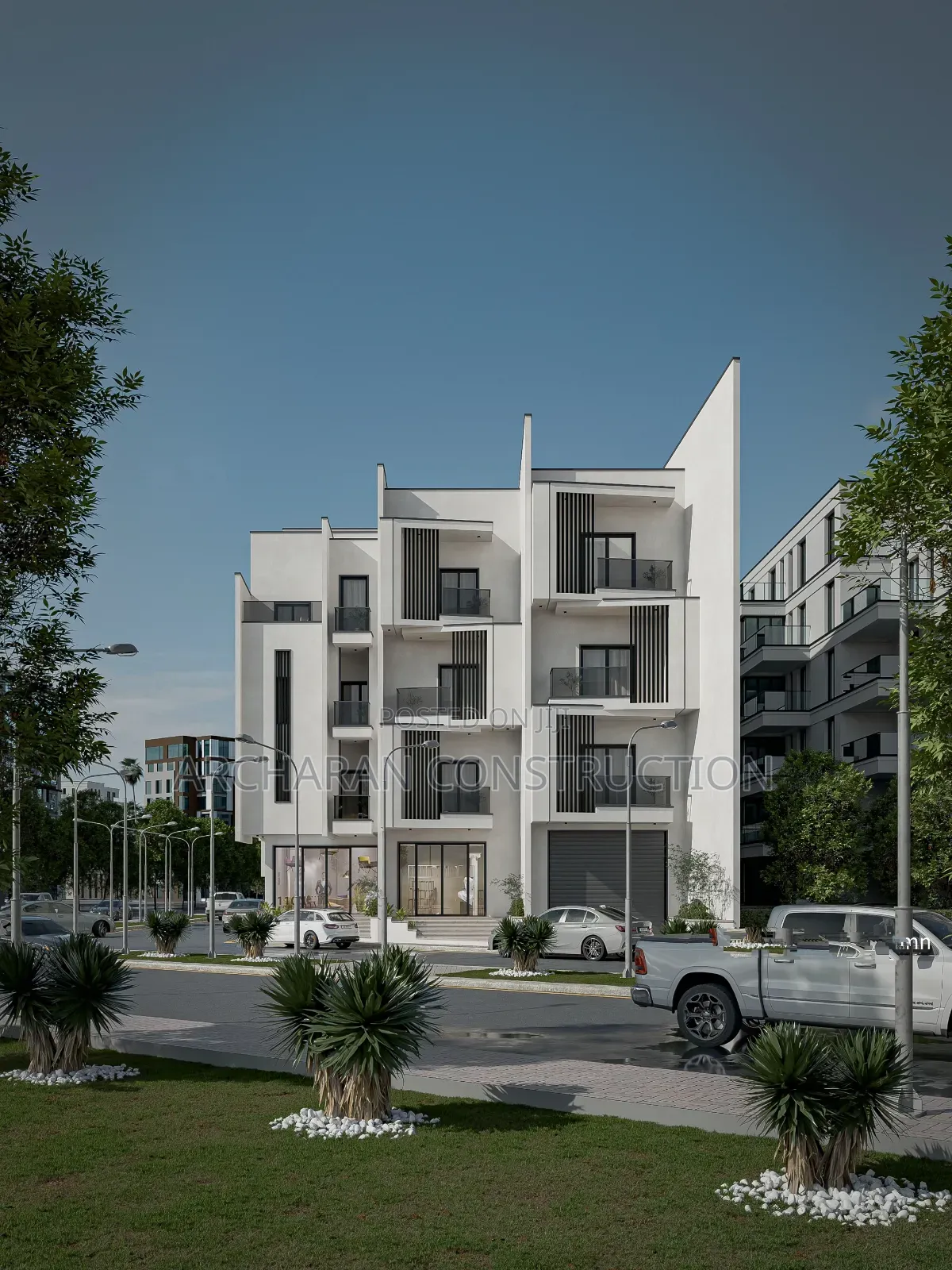 3 Bedroom Terrance Apartment, Full Architectural Drawing