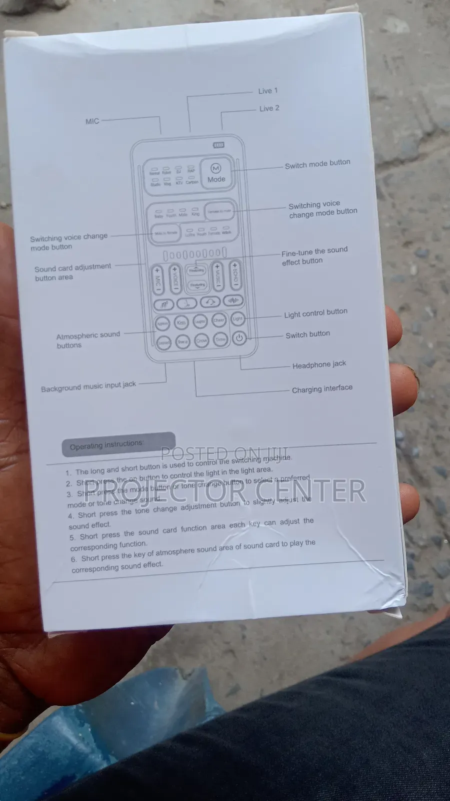 I9 Voice Changer Device(With iPhone or Type C Connector)