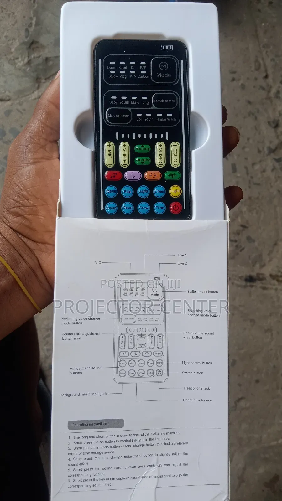 I9 Voice Changer Device(With iPhone or Type C Connector)